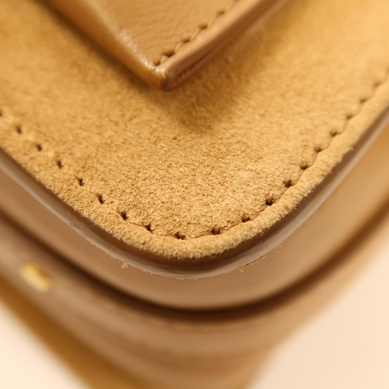 Chloe 牛皮皮革Shoulder Bag金扣肩背袋