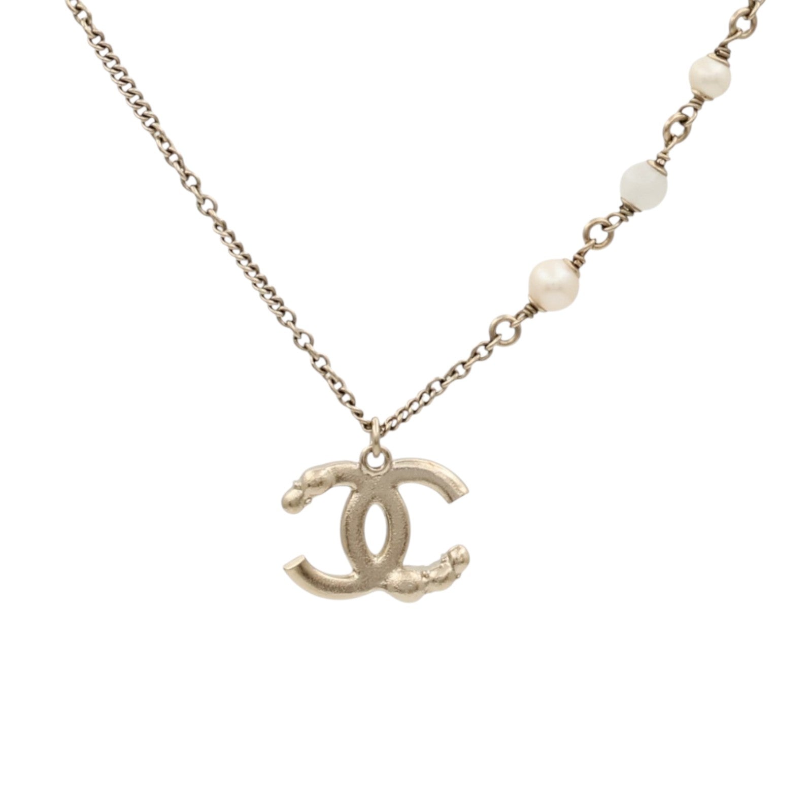 CHANEL 金屬/PVC Necklace項鍊