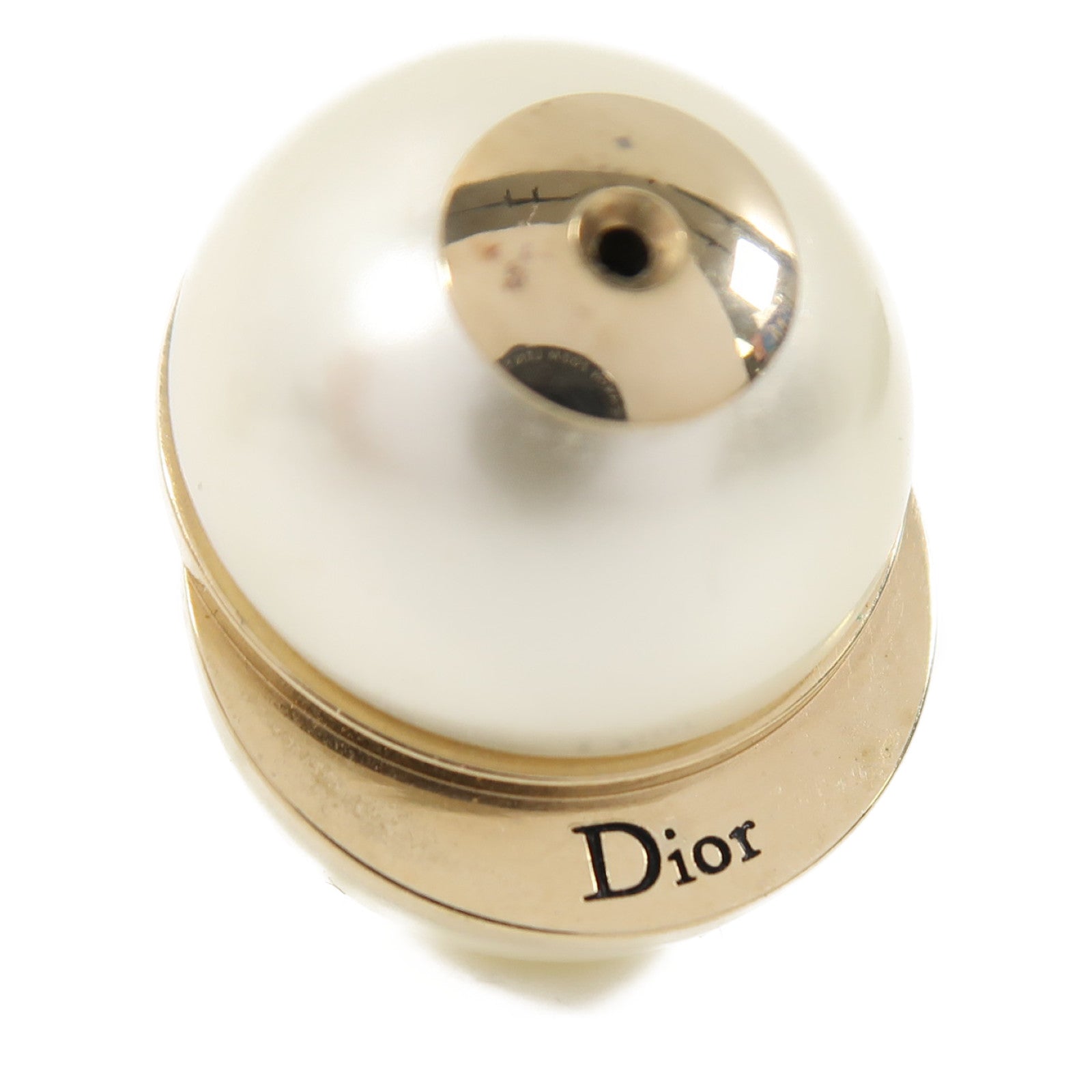 Dior 【激減優惠】金屬/PVC Earrings耳環金色/白色