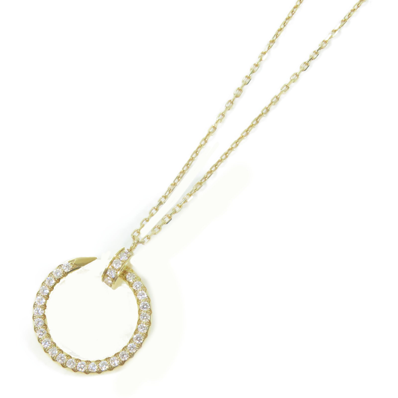 CARTIER 18K黃金Juste Un Clou Necklace項鍊#45cm