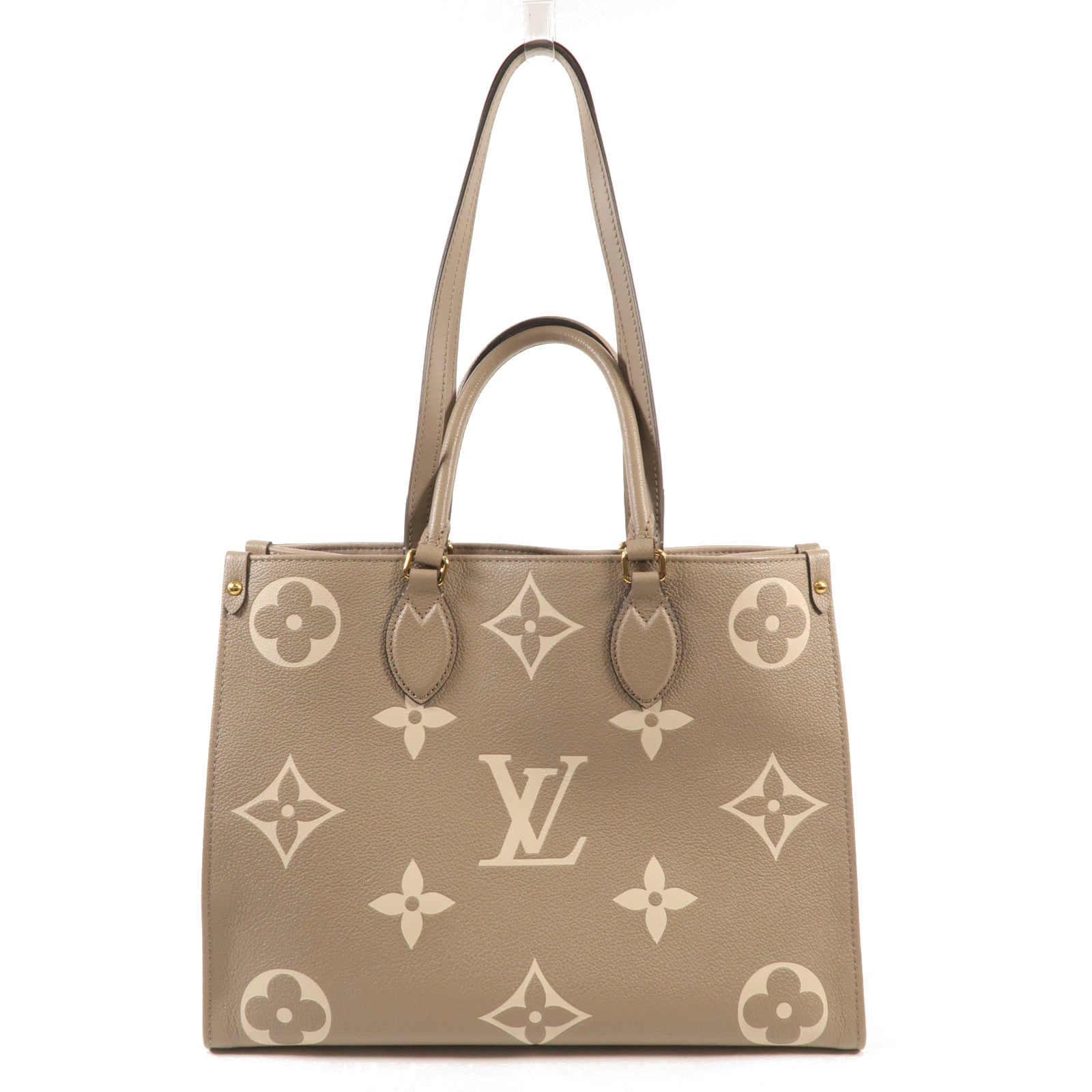 LOUIS VUITTON Monogram Empreinte OnTheGo MM金扣手挽肩背兩用袋