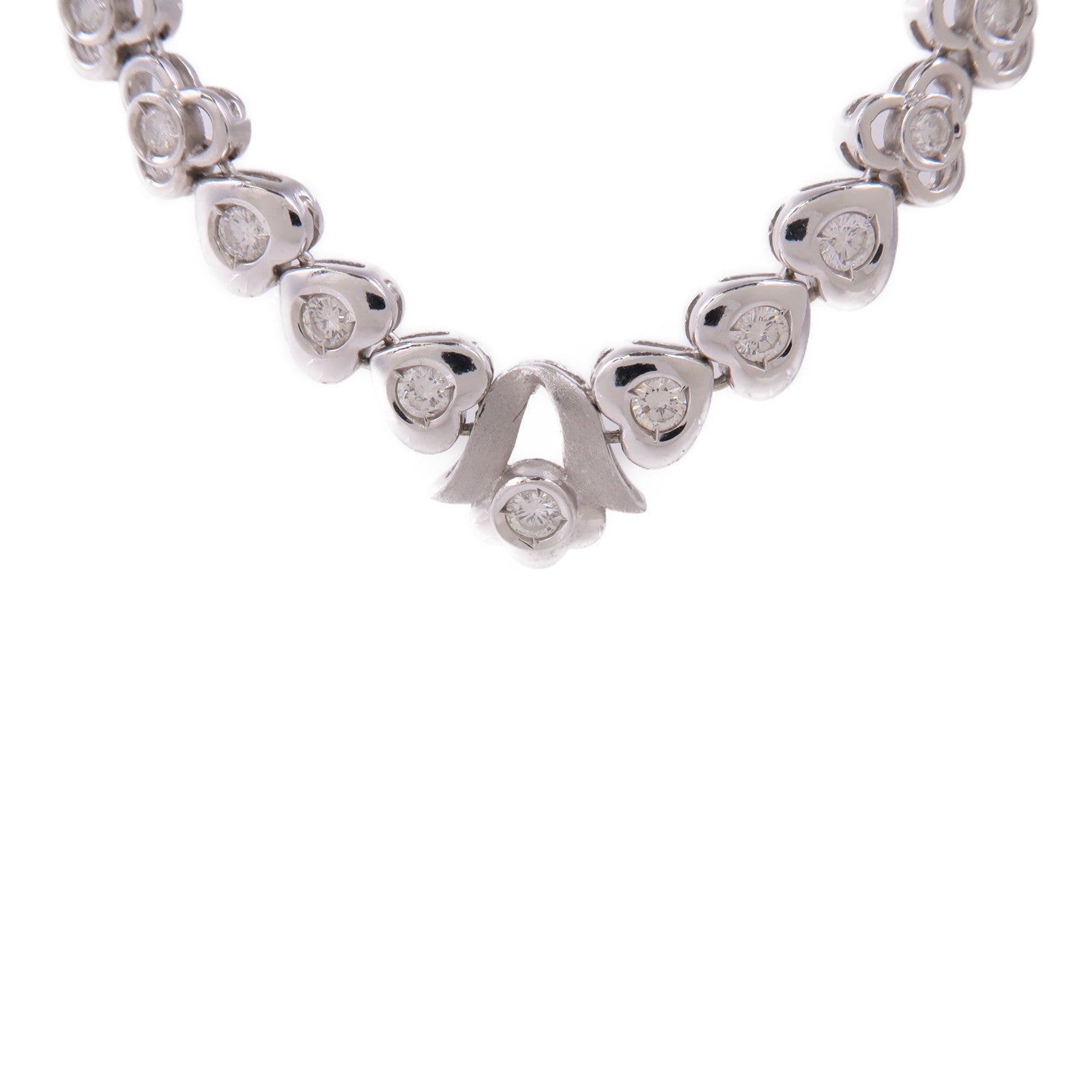 JEWELRY Diamond Necklace 18K White Gold