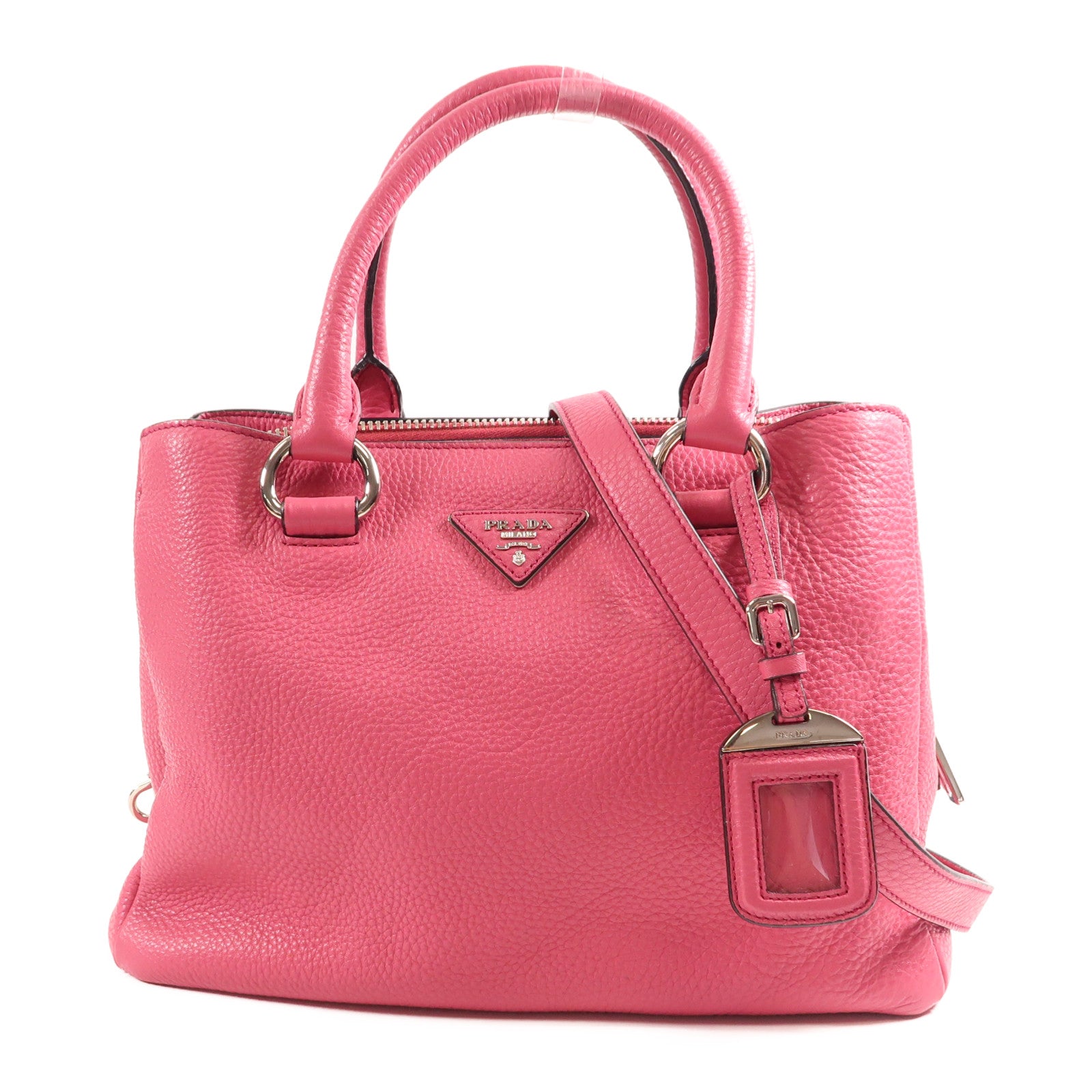 PRADA SHW Shoulder Bag 2Way Calfskin Leather BN2853 Pink