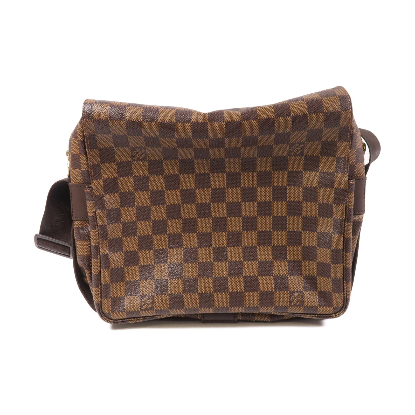LOUIS VUITTON Damier Naviglio金扣肩背袋