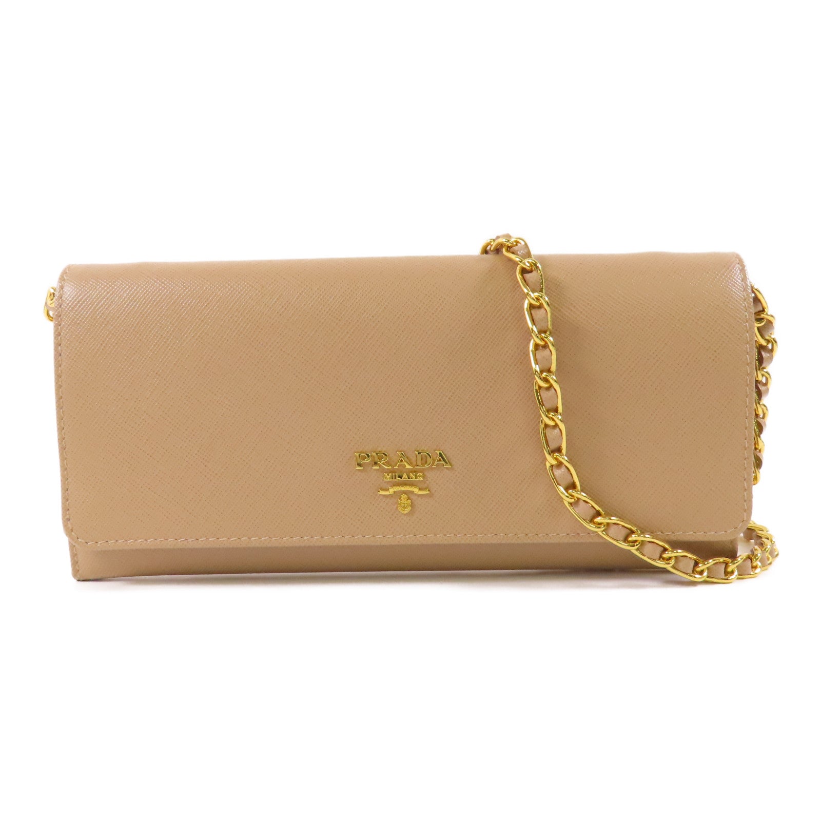 【本物保証】 PRADA 皮革Shoulder Bag金扣鏈帶肩背袋– Brand Off Hong Kong ダイエット・健康