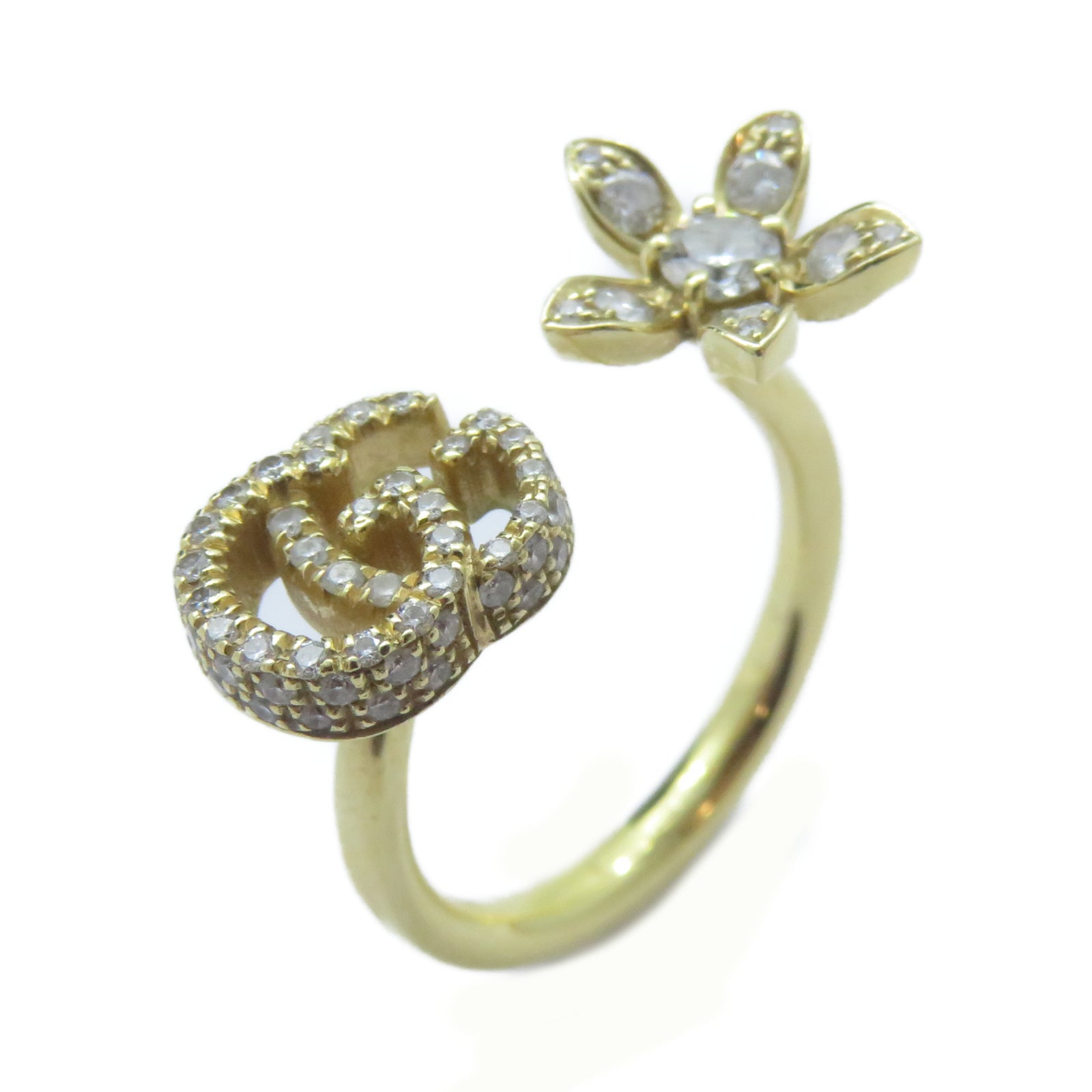 GUCCI 18K黃金Diamond Ring鑽石戒指US#6/GUCCI#12 – Brand Off