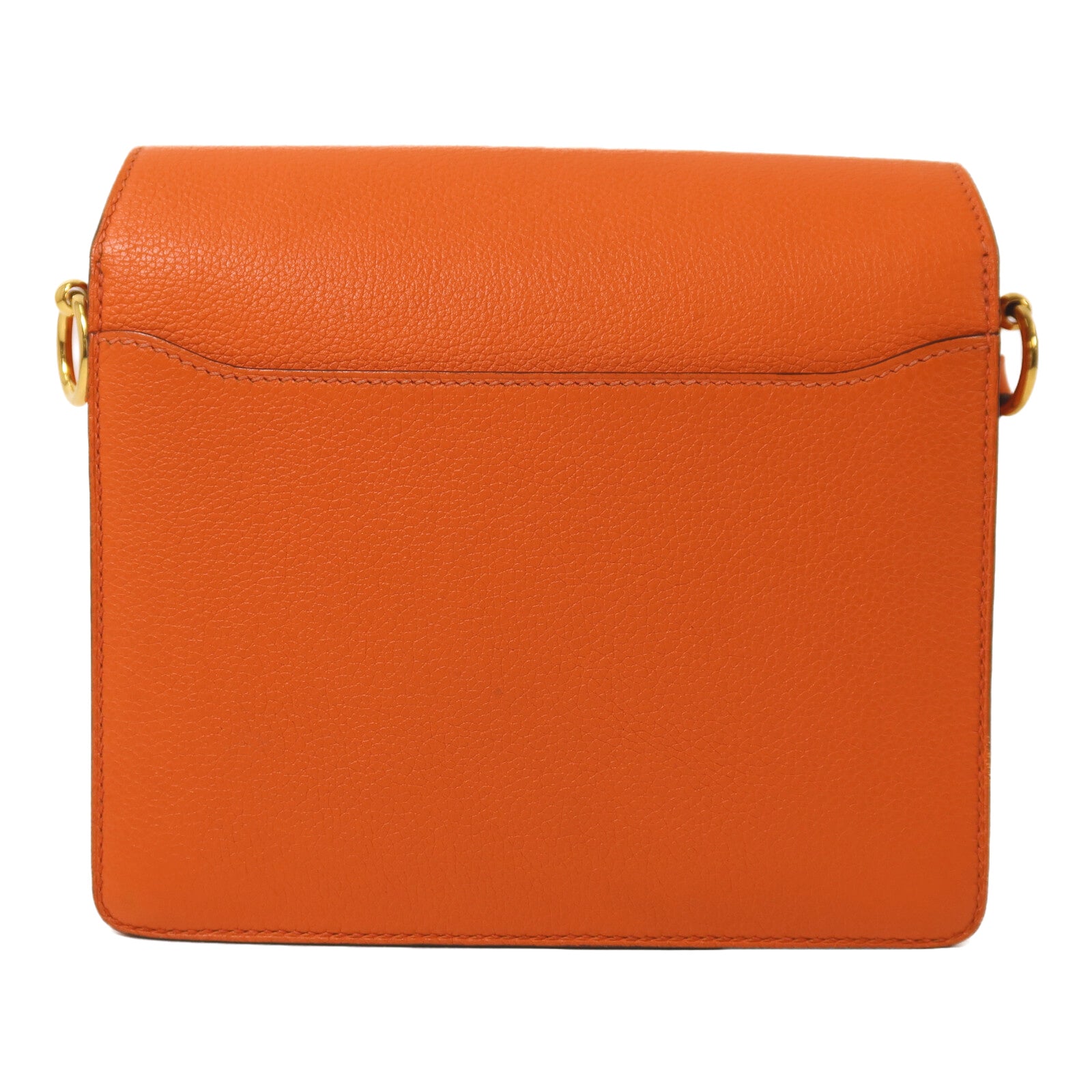 HERMES Evercolor皮革Roulis Mini肩背袋Feu