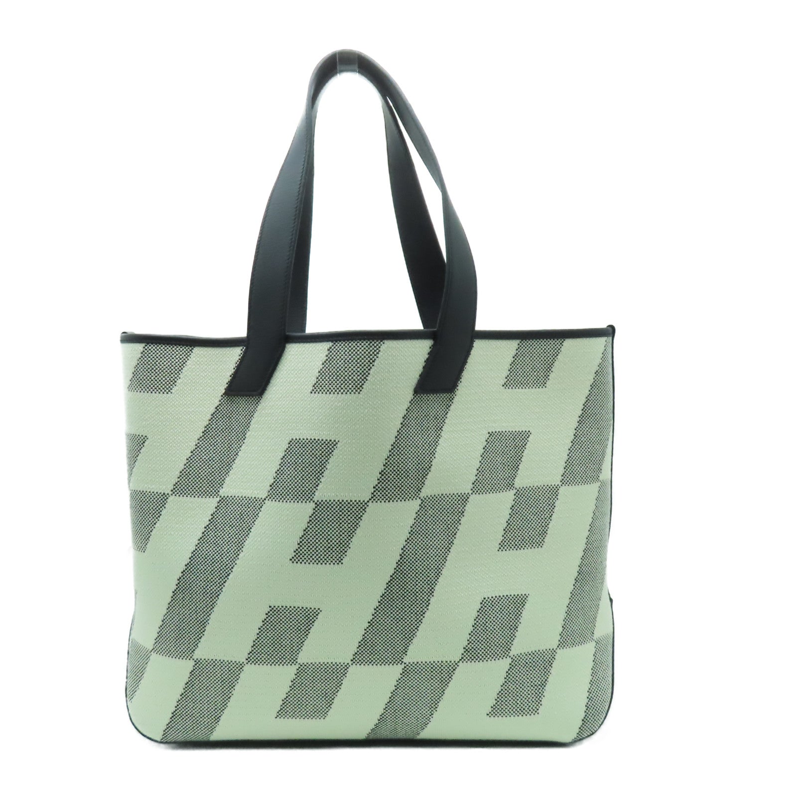 HERMES 【激減優惠】帆布H en Biais 40手挽袋黑色– Brand Off