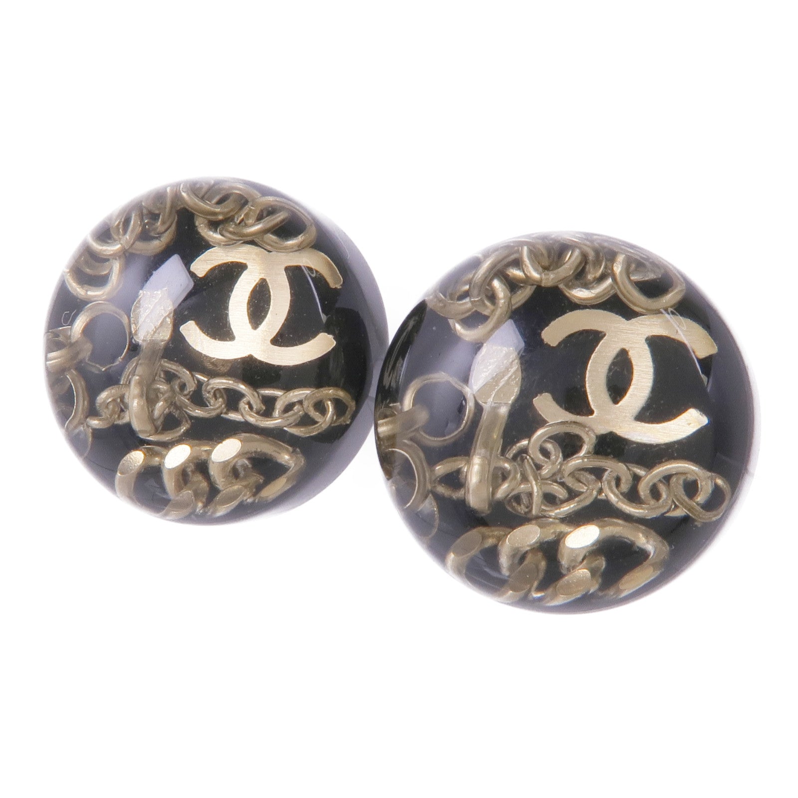 CHANEL PVC/金屬Earrings耳環