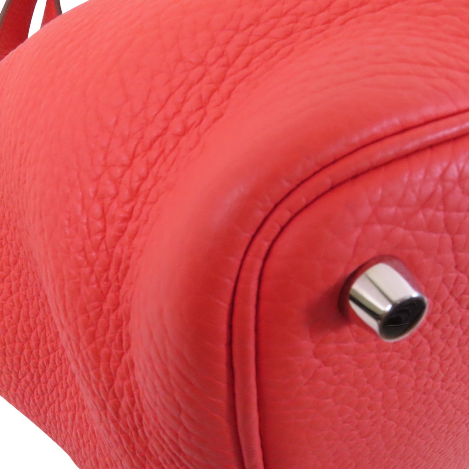 HERMES Clemence皮革Picotin PM銀扣手挽袋