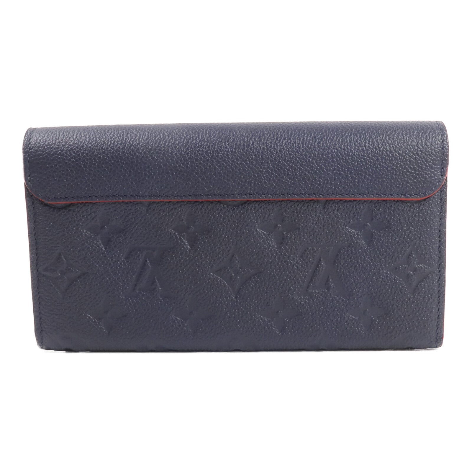 LOUIS VUITTON Monogram Empreinte Marine Long Wallet長錢包