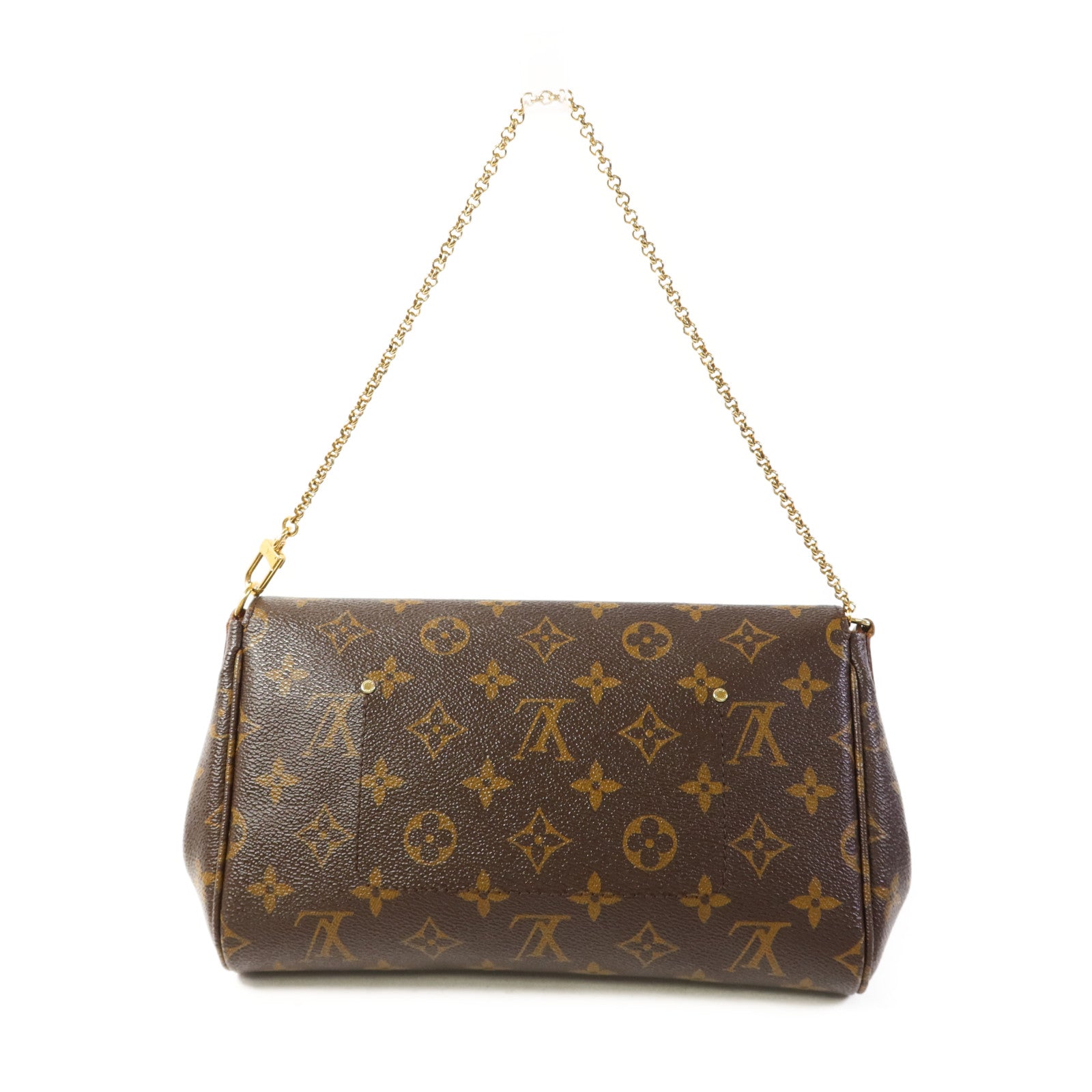 LOUIS VUITTON Monogram Favorite MM金扣手挽肩背兩用袋