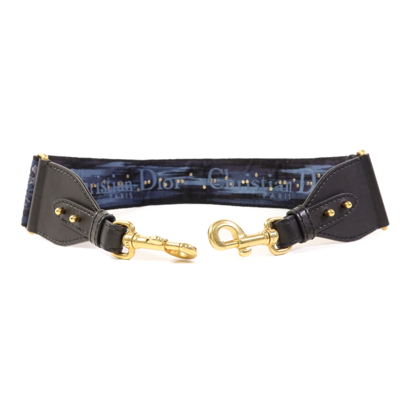 Dior 棉質/金屬Strap銀扣掛飾