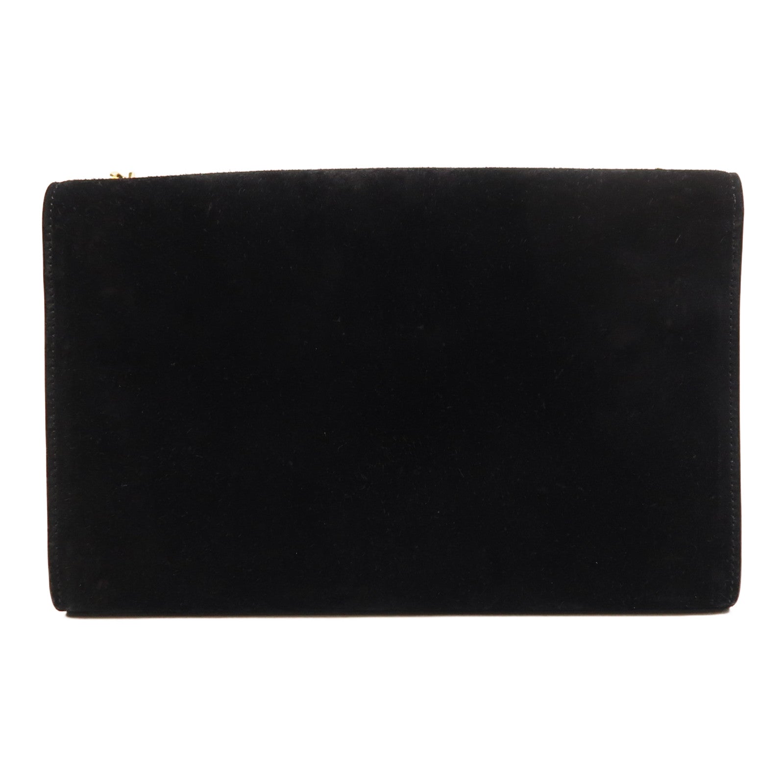 SAINT LAURENT 麂皮皮革Kate金扣鏈帶肩背袋