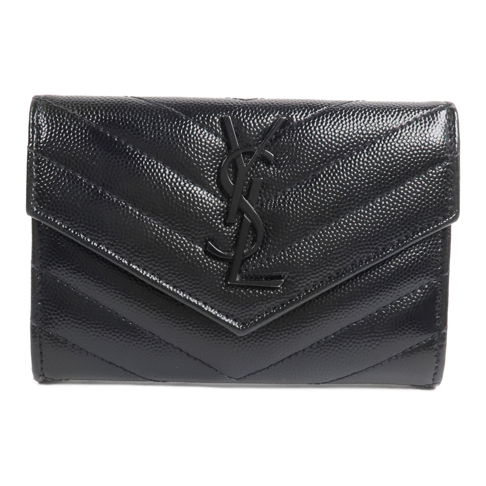 YVES SAINT LAURENT 牛皮皮革Small Envelope Wallet錢包