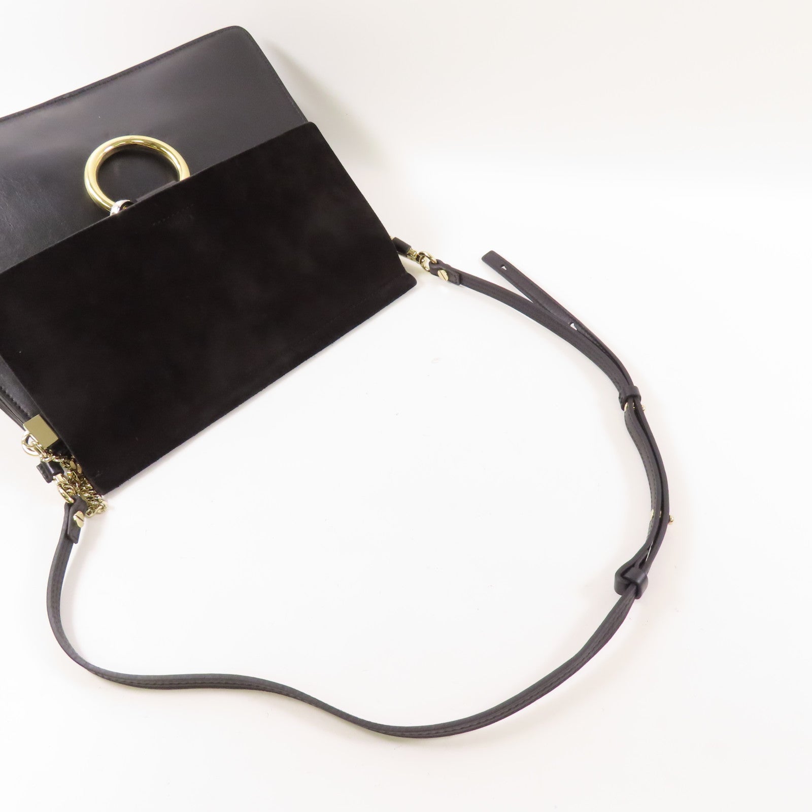 Chloe 牛皮皮革/麂皮皮革Shoulder Bag肩背袋