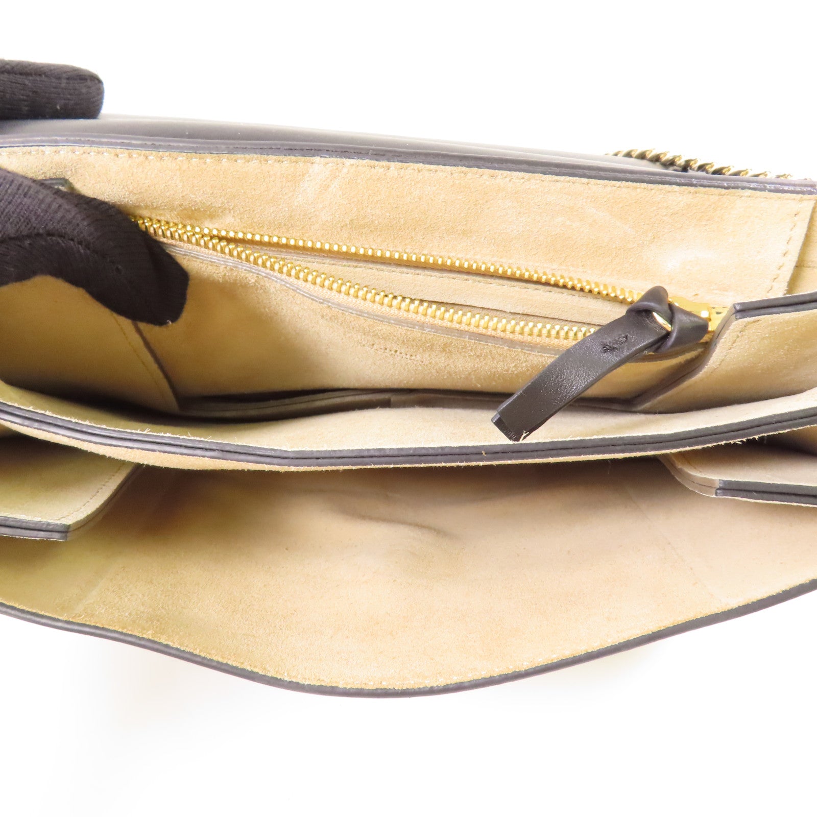 Chloe 牛皮皮革/麂皮皮革Shoulder Bag肩背袋