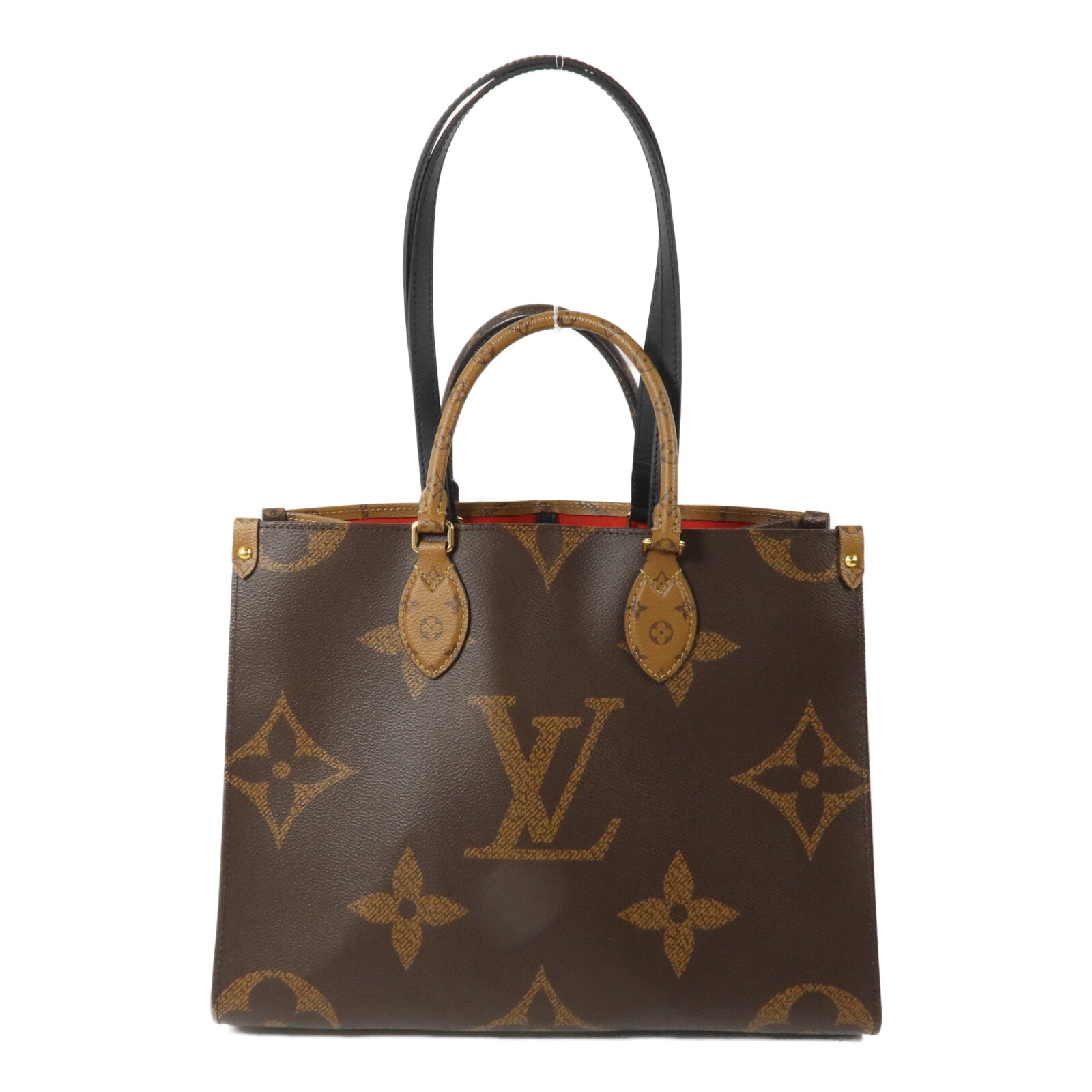 LOUIS VUITTON Monogram Giant On The Go MM手挽肩背兩用袋