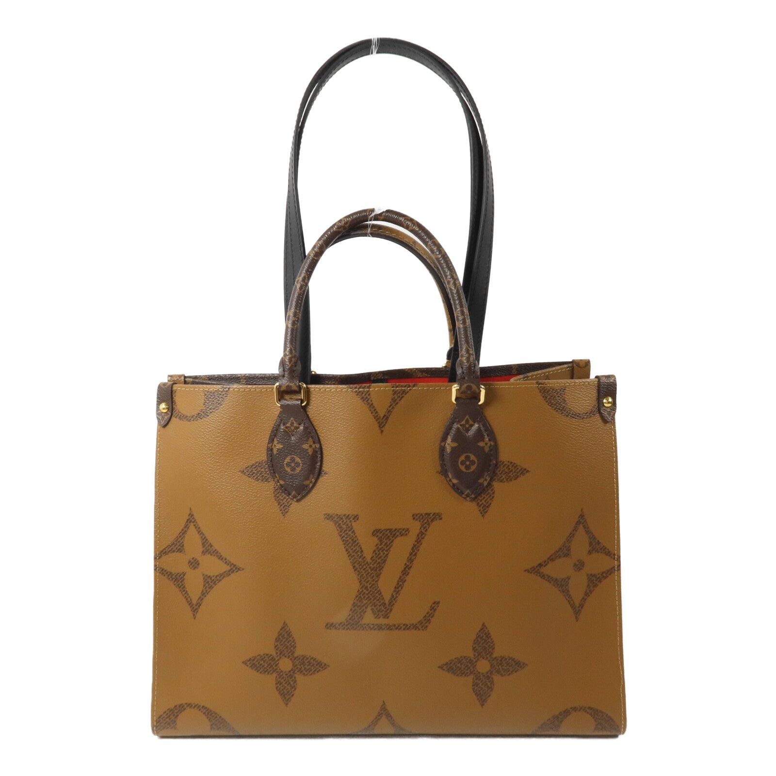 LOUIS VUITTON Monogram Giant On The Go MM手挽肩背兩用袋