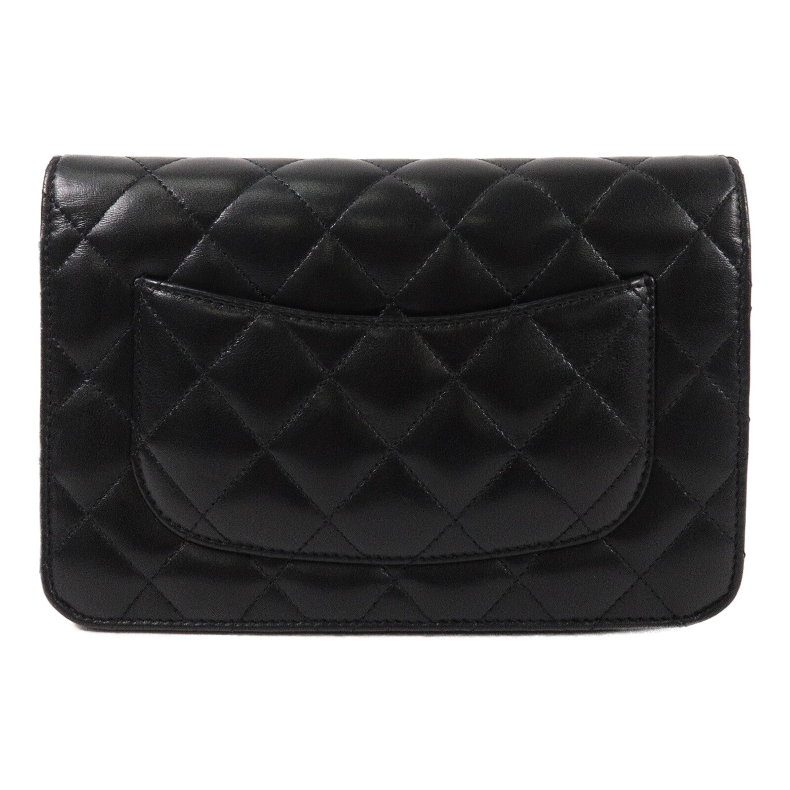CHANEL 羊皮皮革WOC Wallet On Chain鏈帶肩背袋