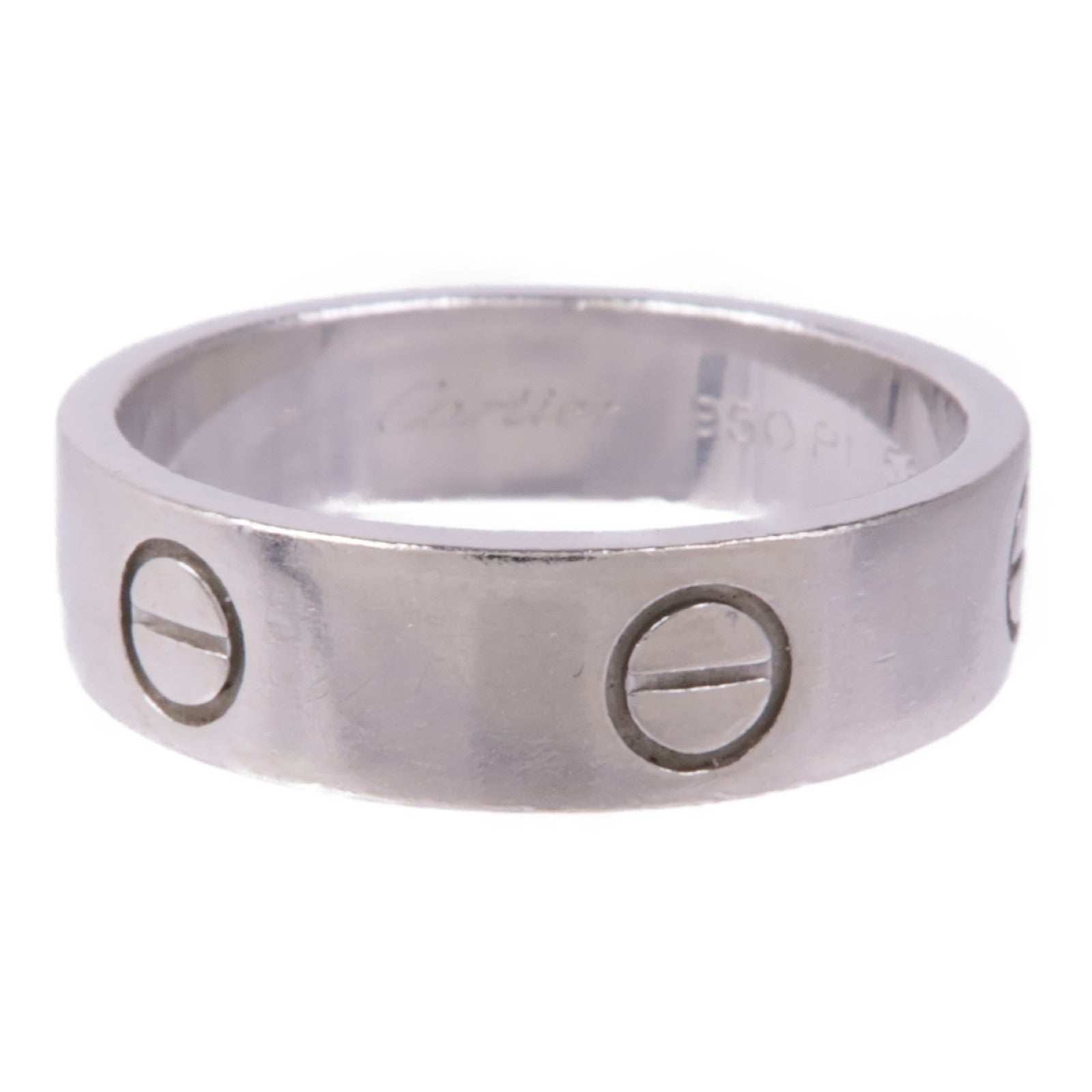CARTIER 18K白金Love Ring戒指Cartier#58/US#8.25