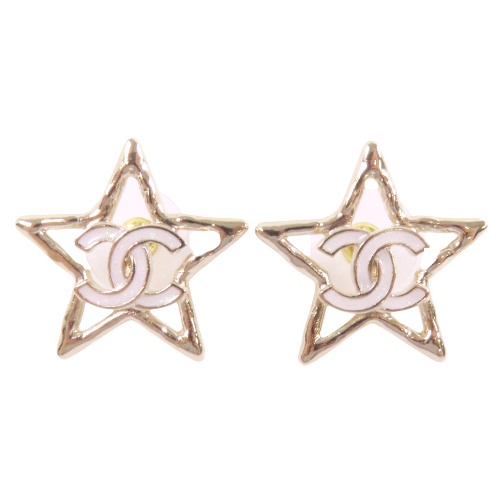 CHANEL 金屬Earrings金扣耳環