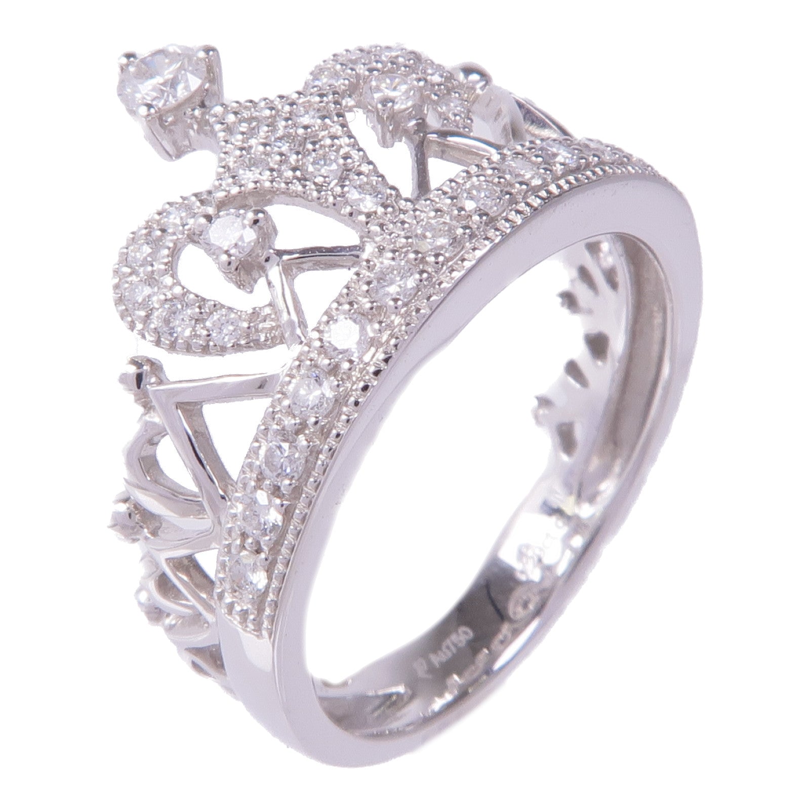 JEWELRY 18K白金Diamond Ring鑽石戒指US#5.25