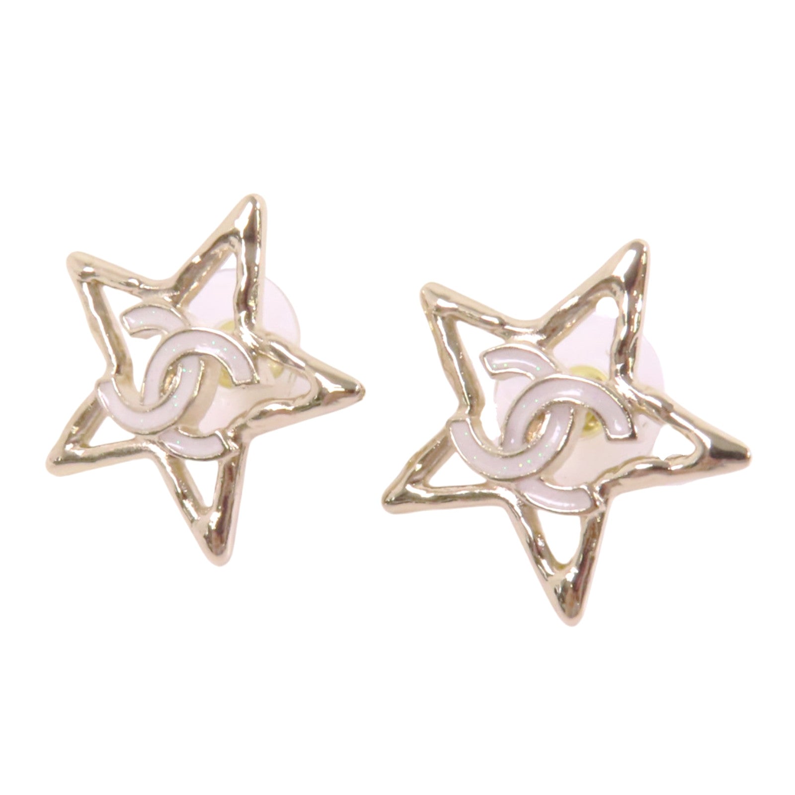 CHANEL 金屬Earrings金扣耳環