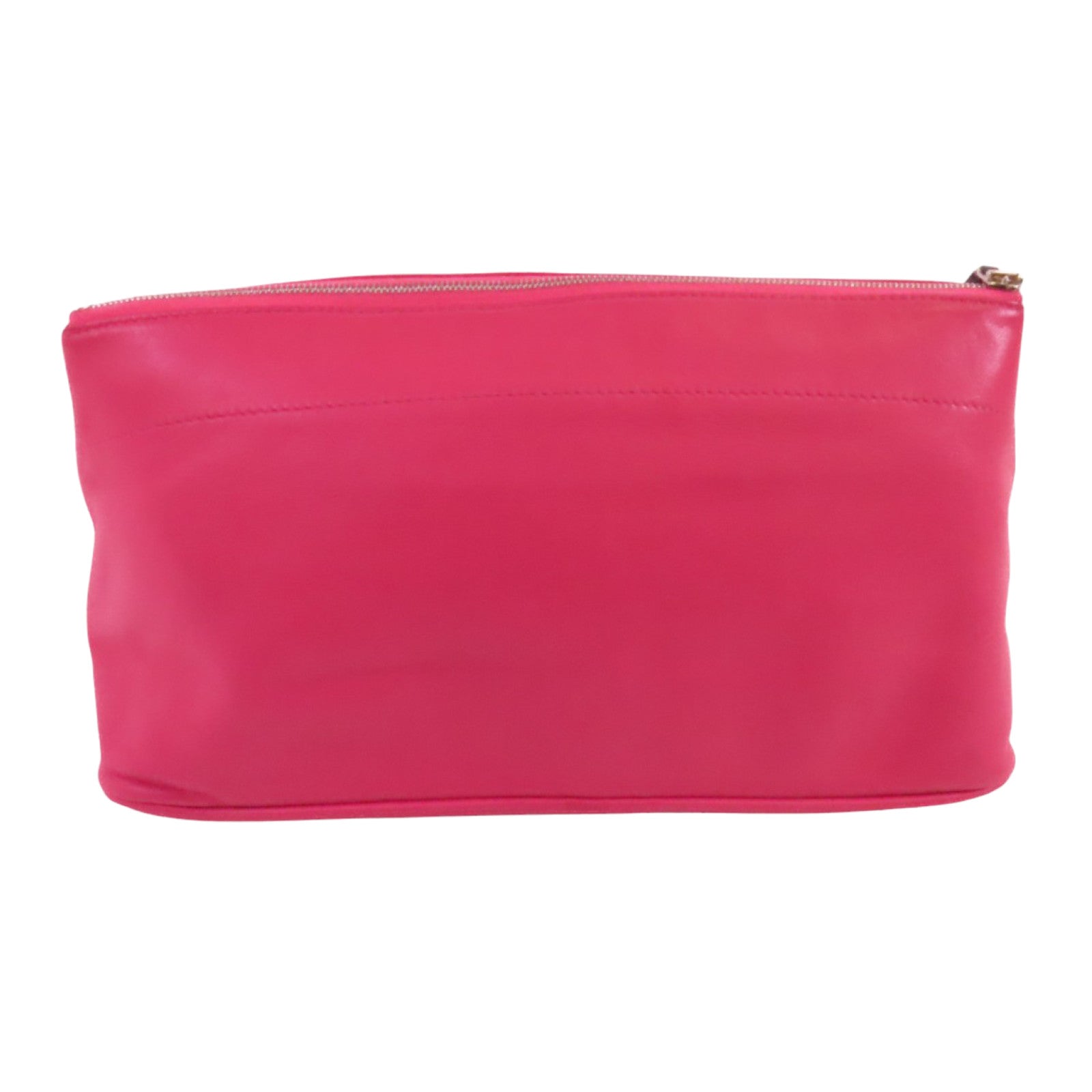 HERMES 【Hermes Fair】Swift皮革Touboyu GM Pouch銀扣手拿包