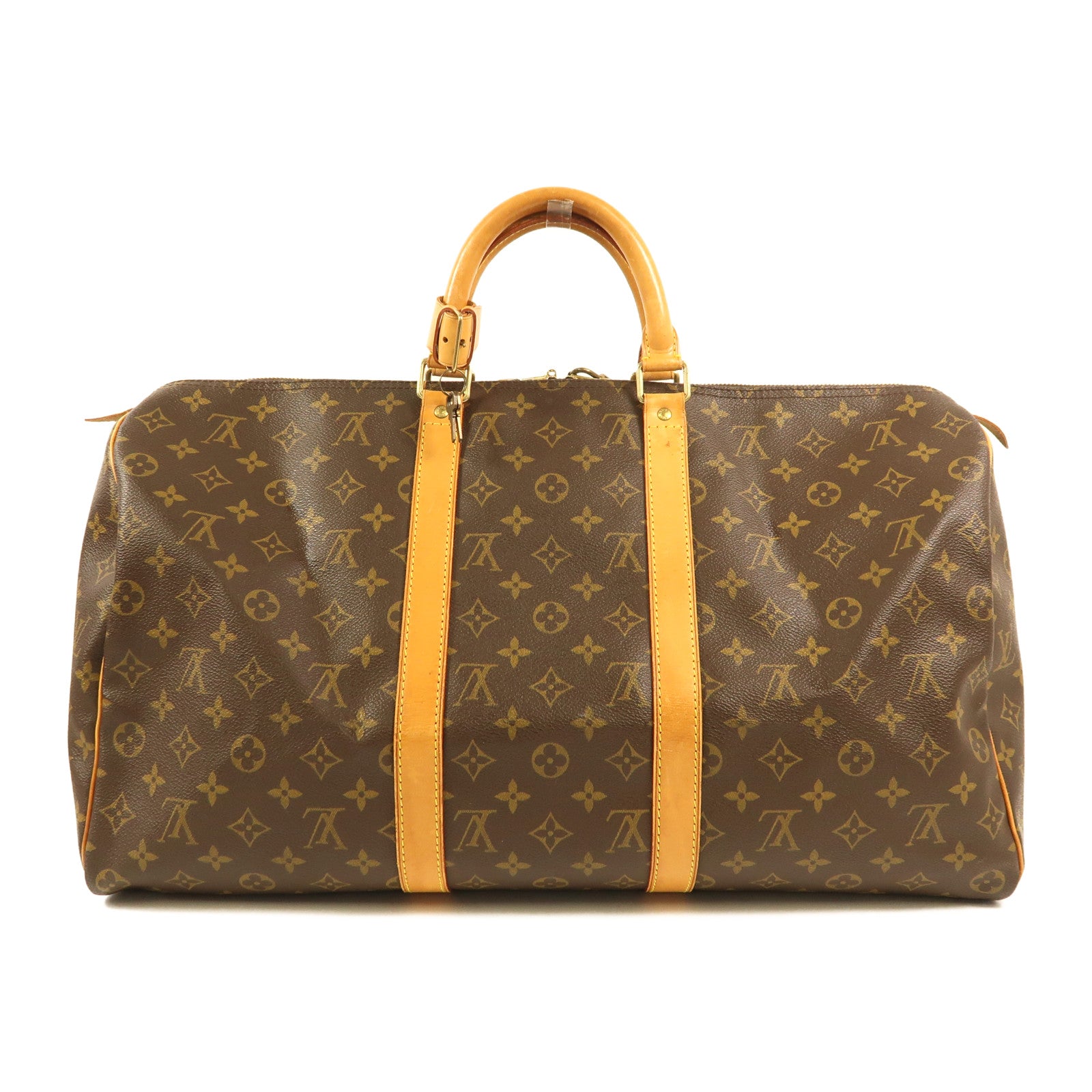 LOUIS VUITTON Monogram Keepall 50金扣手挽袋