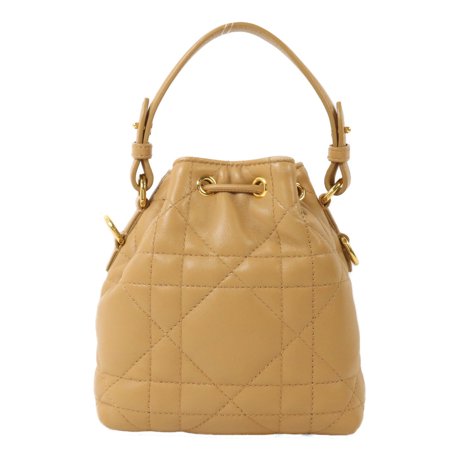Dior 牛皮皮革Nano Caro Bucket Bag手挽肩背兩用袋
