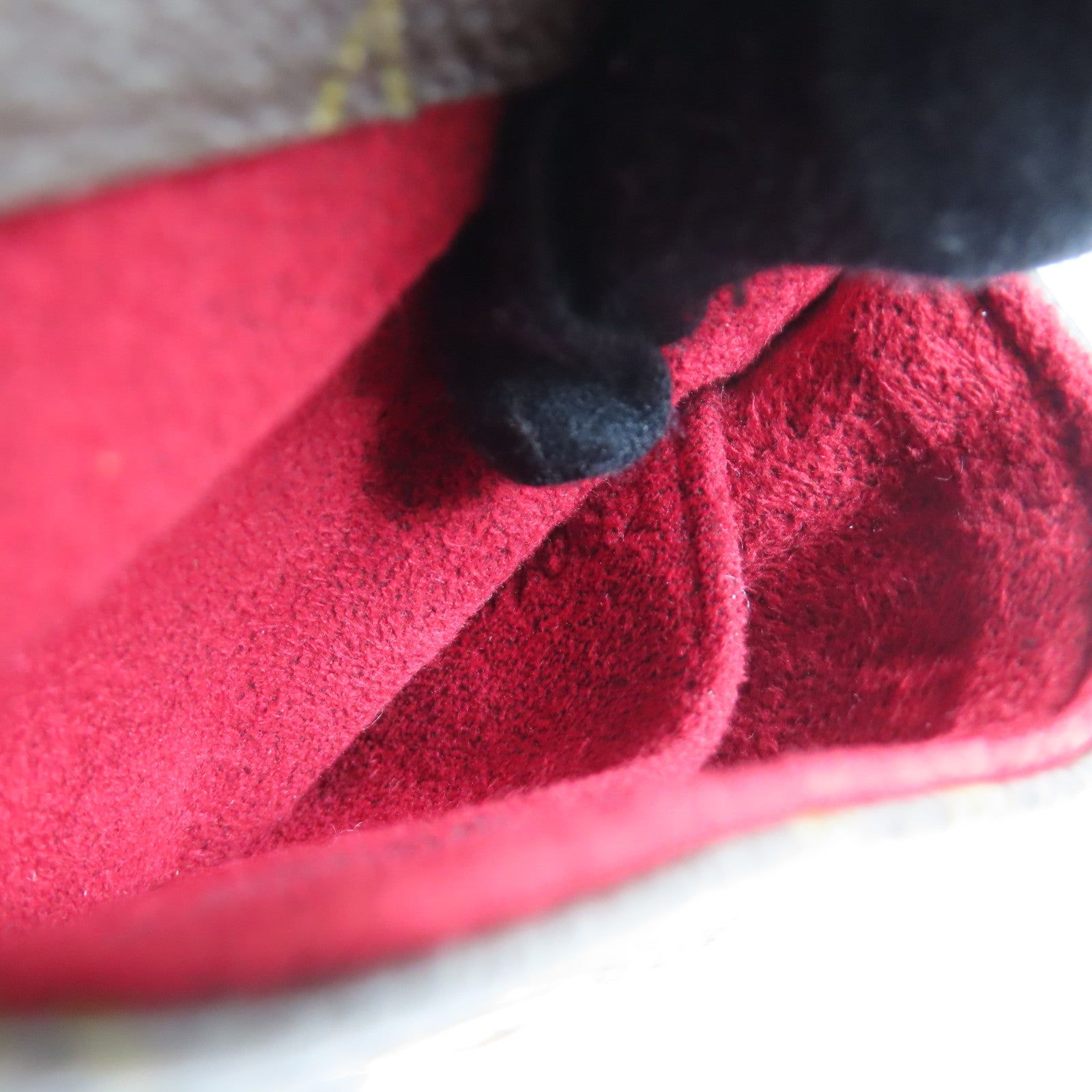 LOUIS VUITTON Monogram Particion金扣手拿包棕色