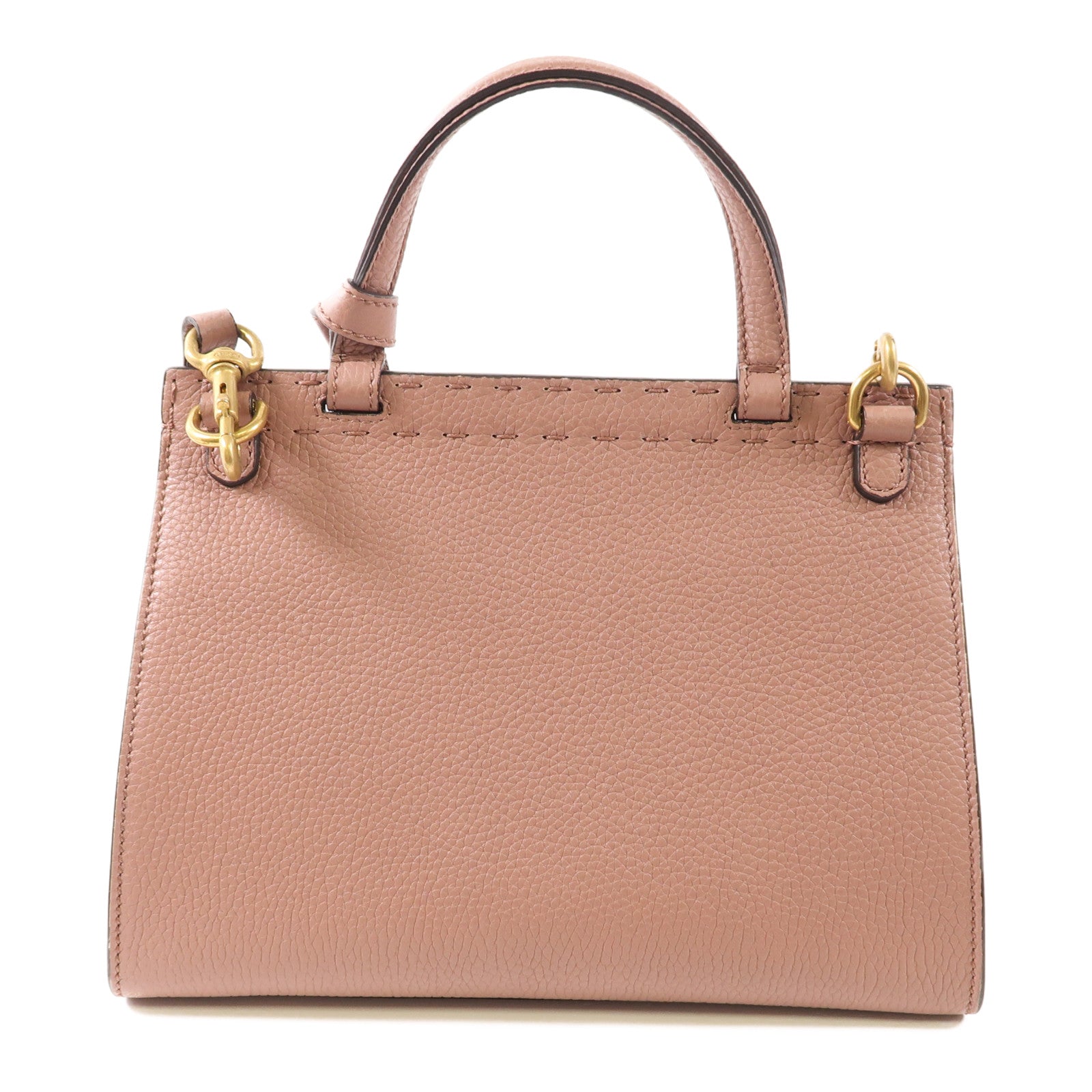 GUCCI GG GHW 2 Way Shoulder Hand Bag Calfskin Leather 442622 Pink