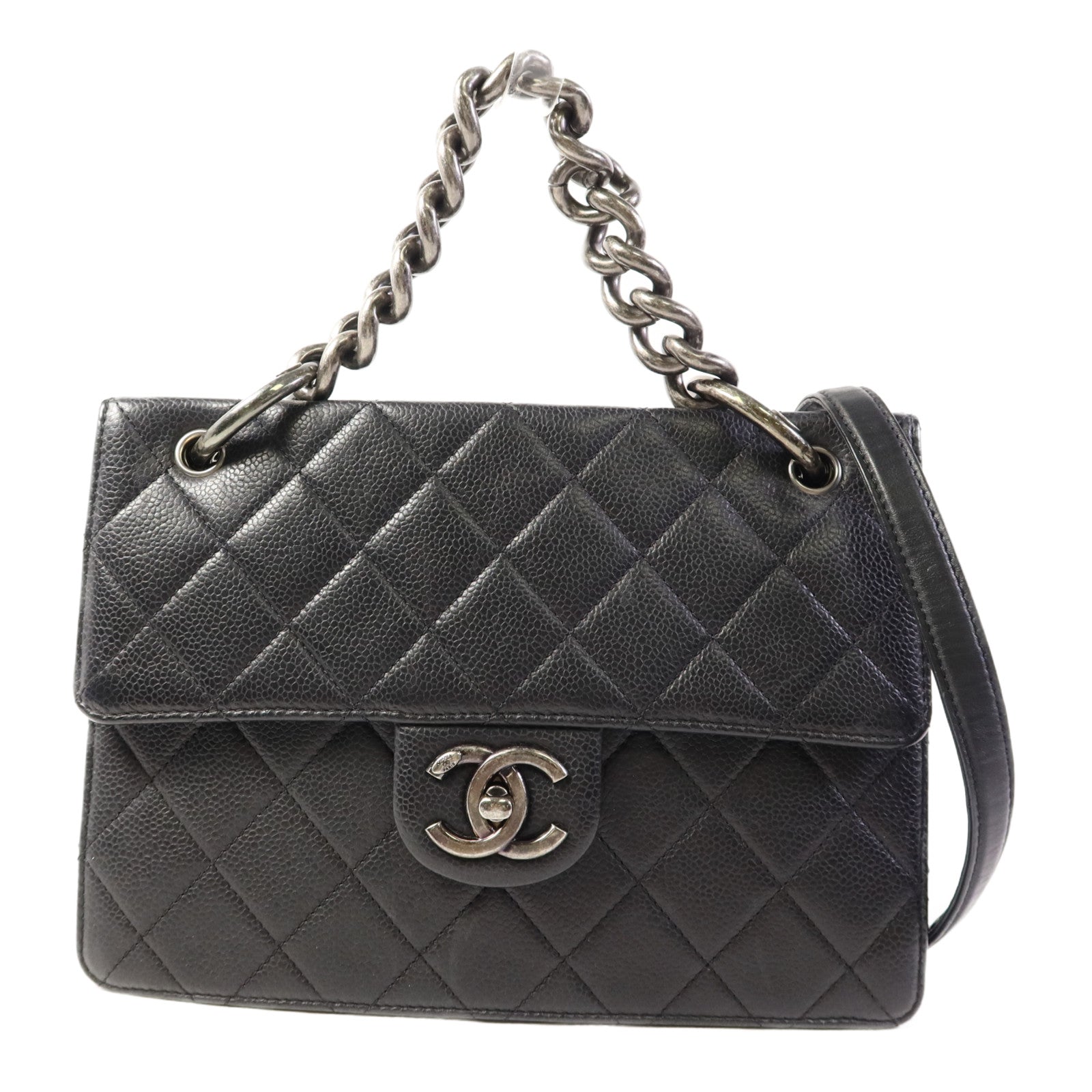 CHANEL 牛皮皮革2 Way Shoulder Bag手挽肩背兩用袋