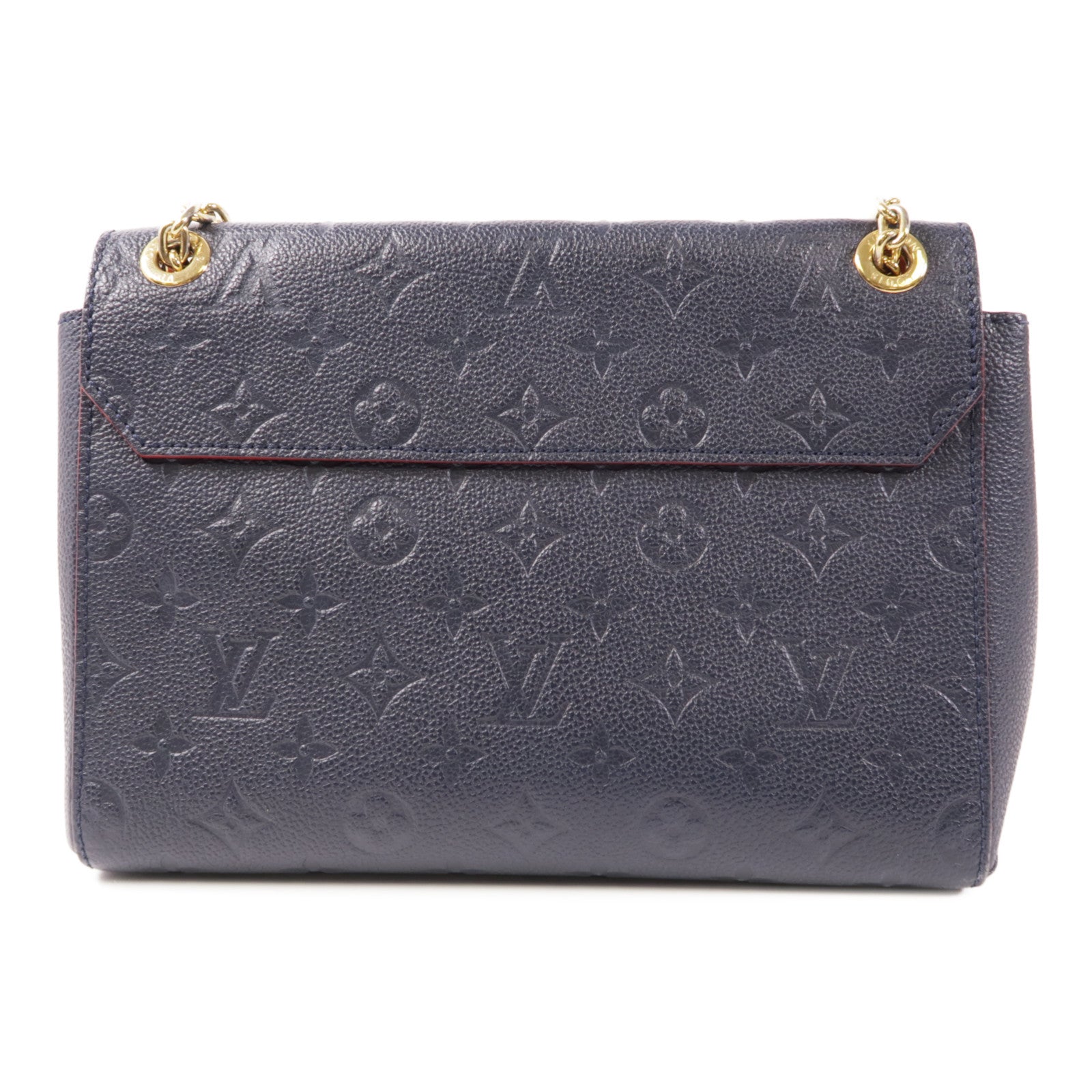 LOUIS VUITTON LV GHW Vavin PM Shoulder Bag M52271 Monogram Empreinte Navy