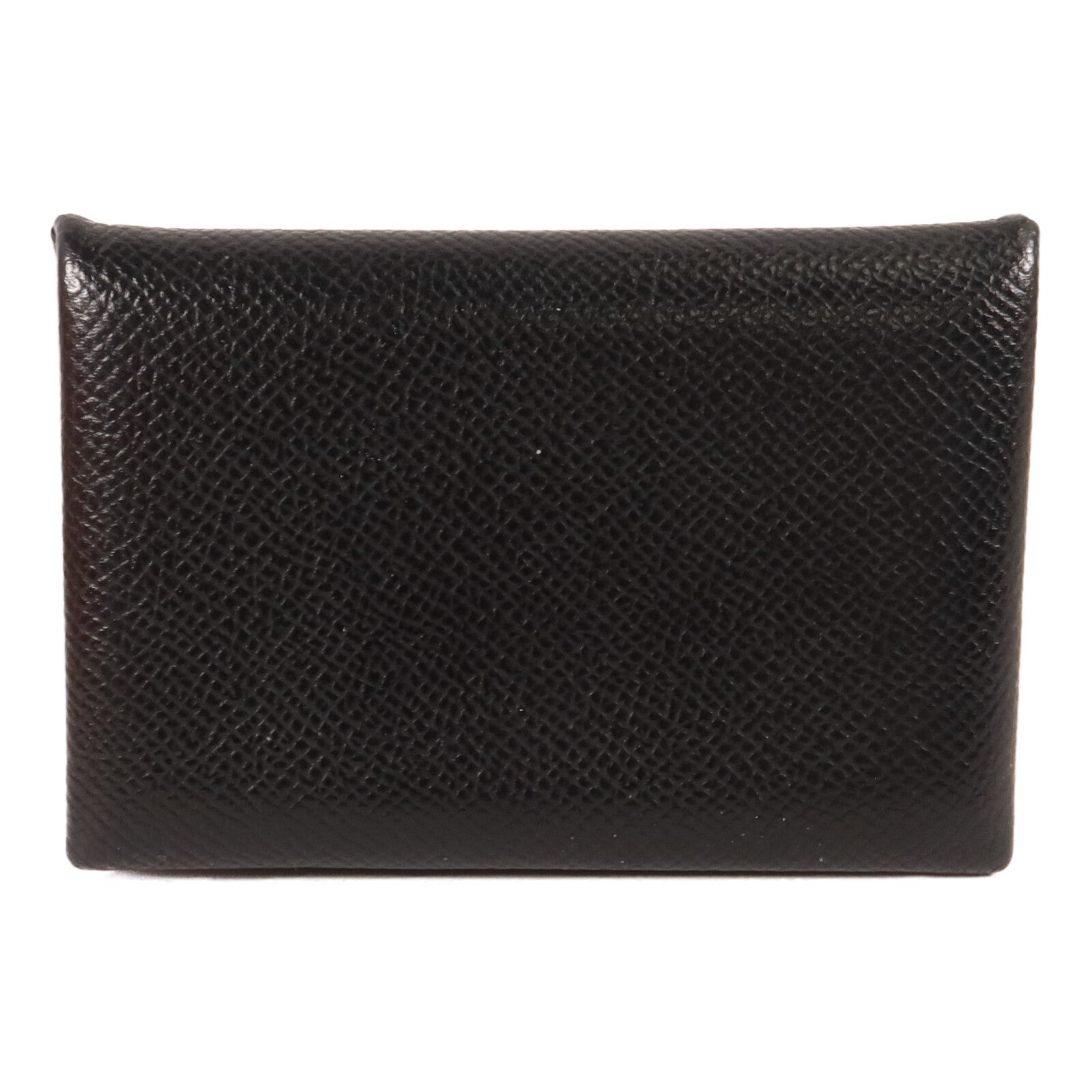 HERMES Epsom皮革Calvi卡片套Noir