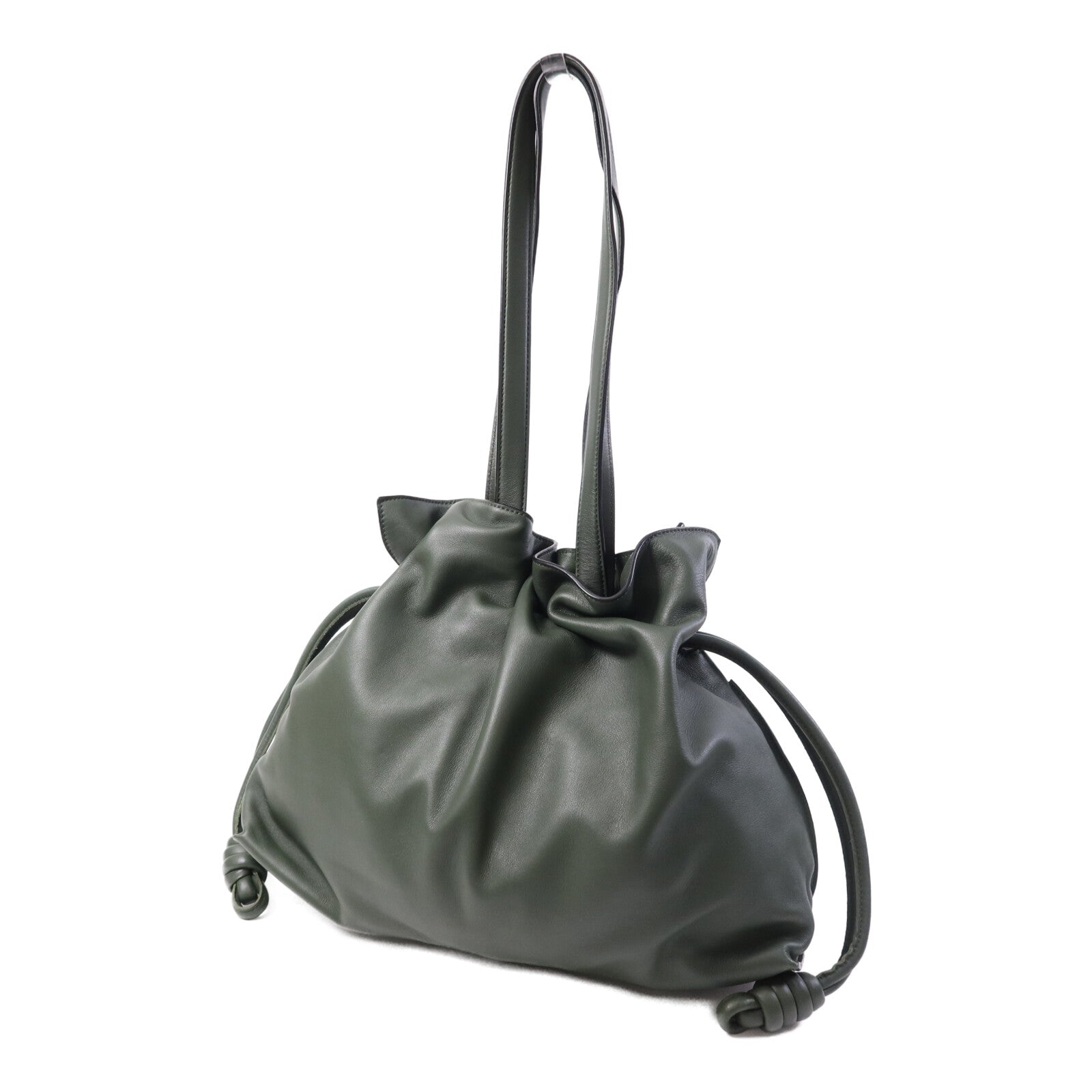 LOEWE 牛皮皮革Flamenco Large金扣肩背袋