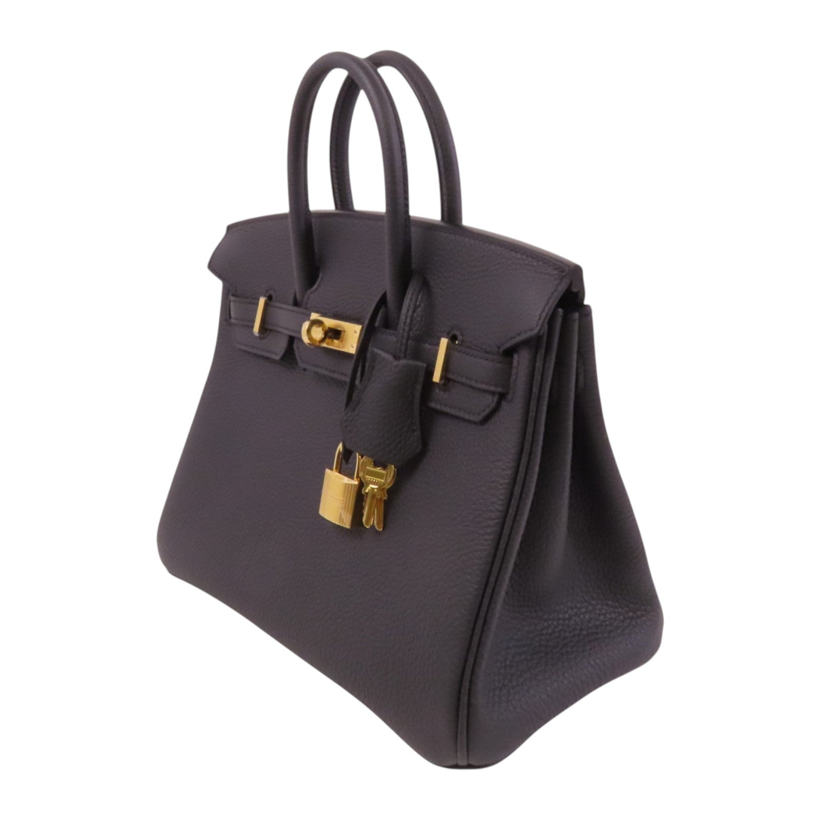 HERMES Togo皮革Birkin 25金扣手挽袋