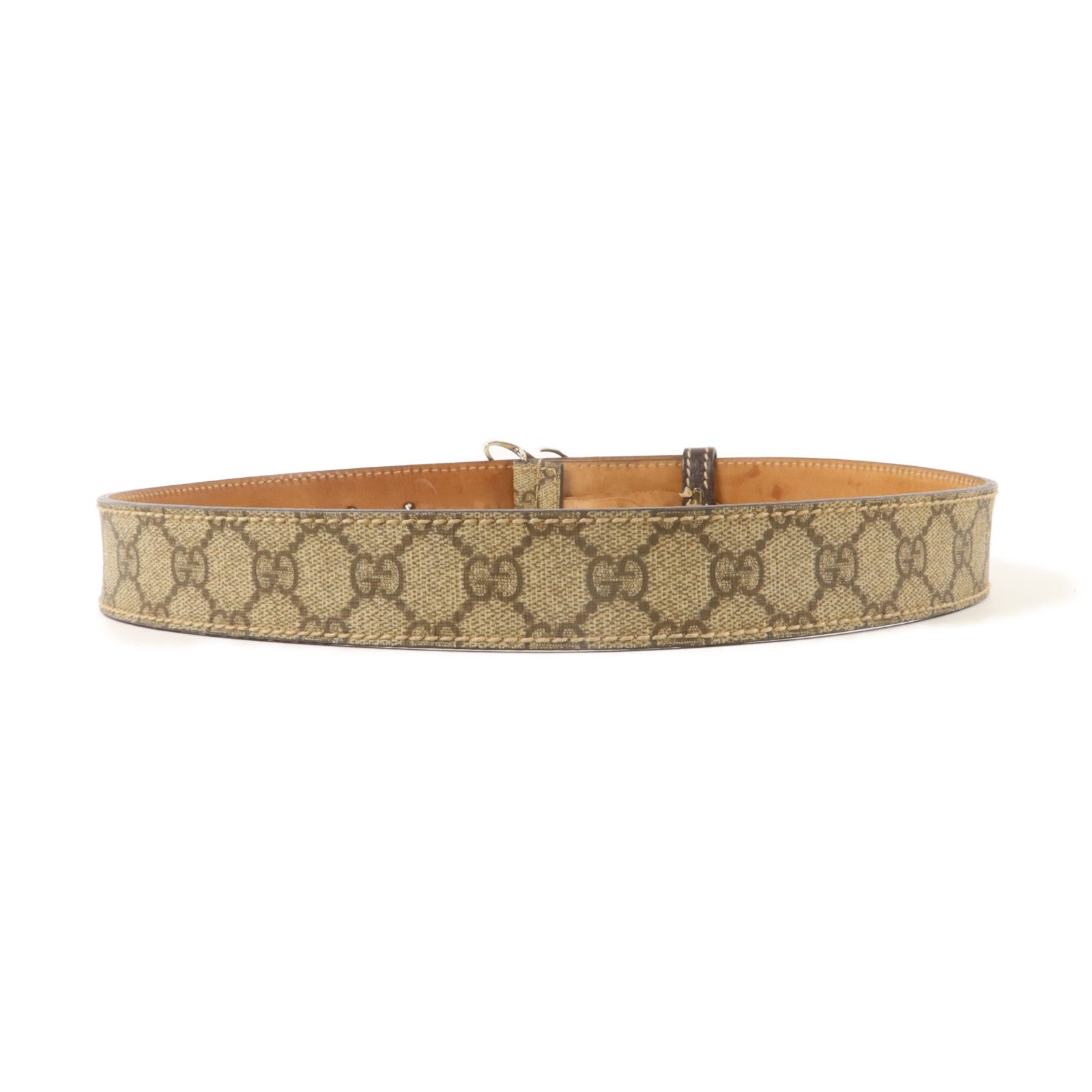 GUCCI 塗層帆布Belt 80cm皮帶