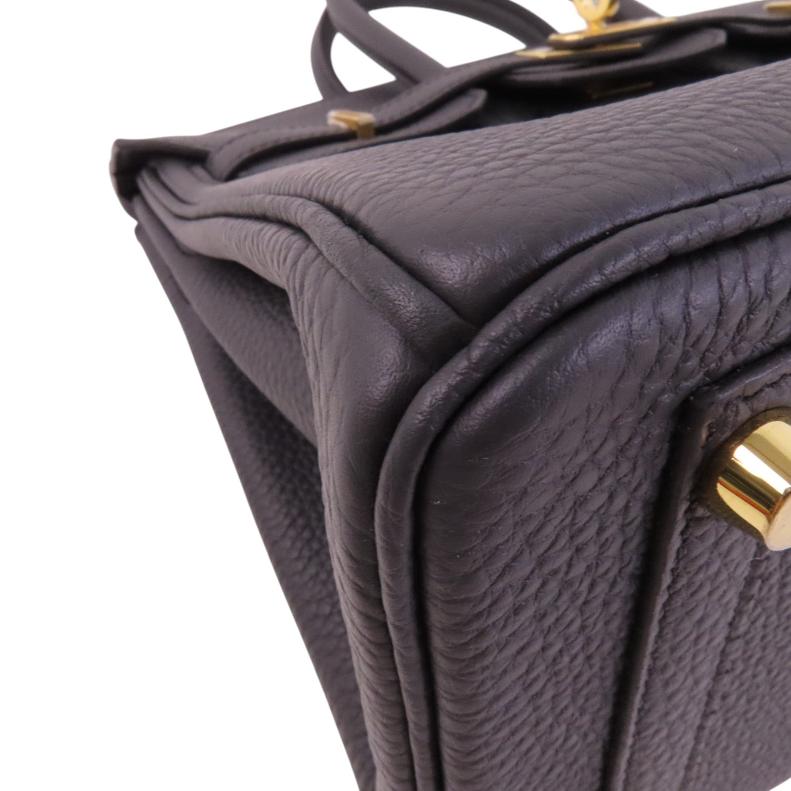 HERMES Togo皮革Birkin 25金扣手挽袋