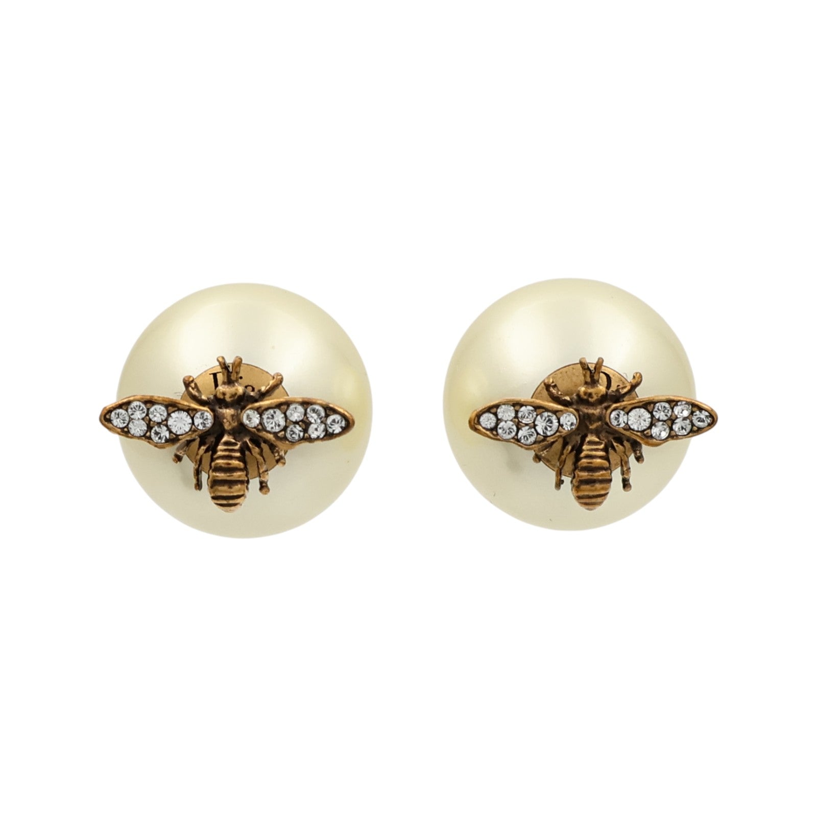 Dior PVC/金屬Dior Tribales Bee Earrings耳環