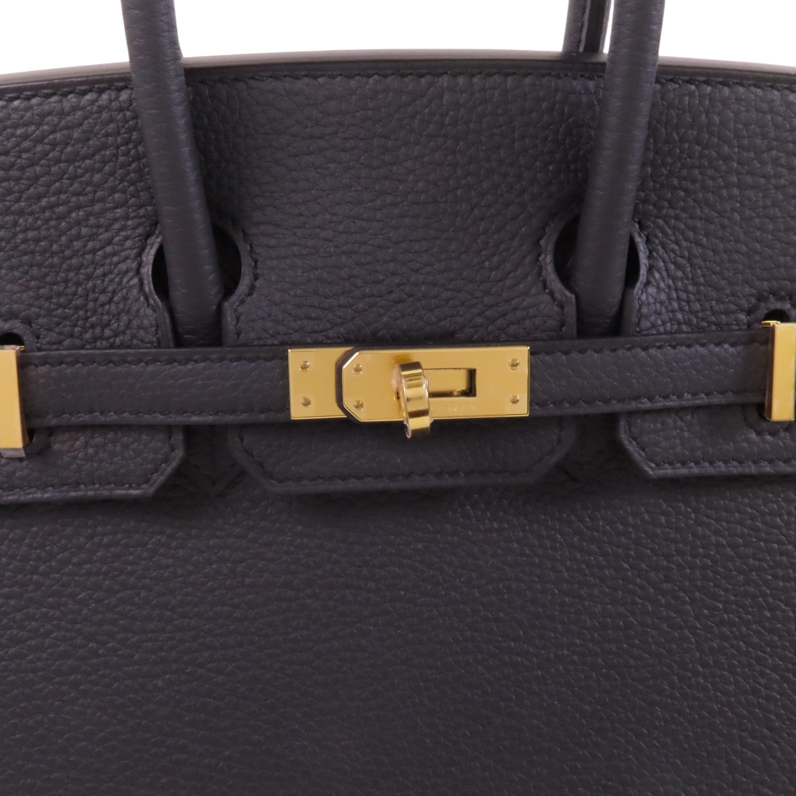 HERMES Togo皮革Birkin 25金扣手挽袋