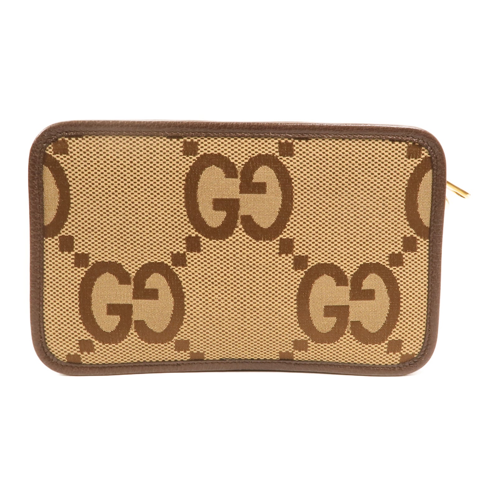 GUCCI 帆布Jumbo GG Mini金扣肩背袋