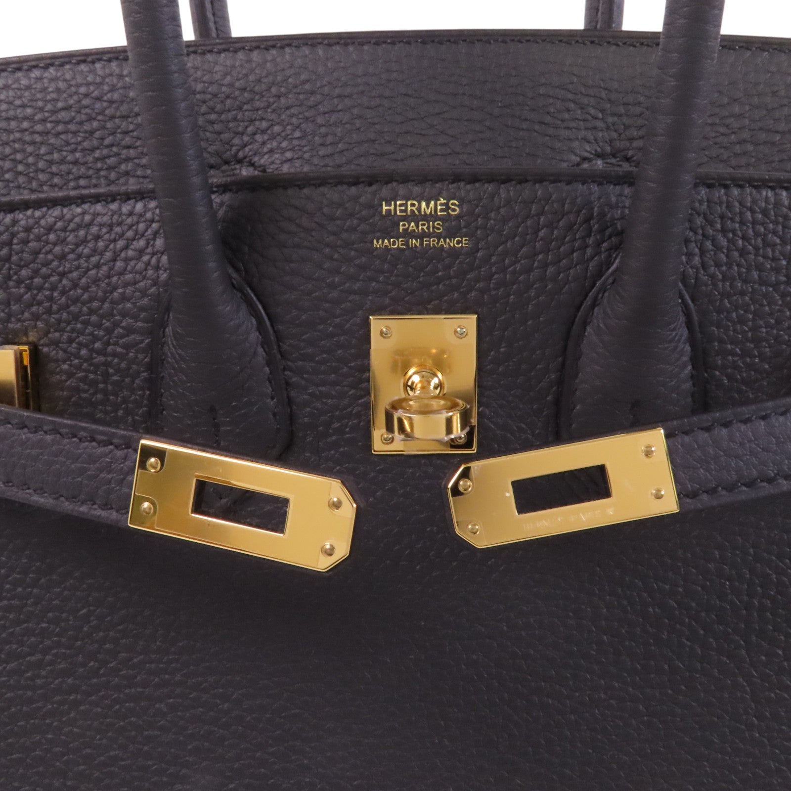 HERMES Togo皮革Birkin 25金扣手挽袋