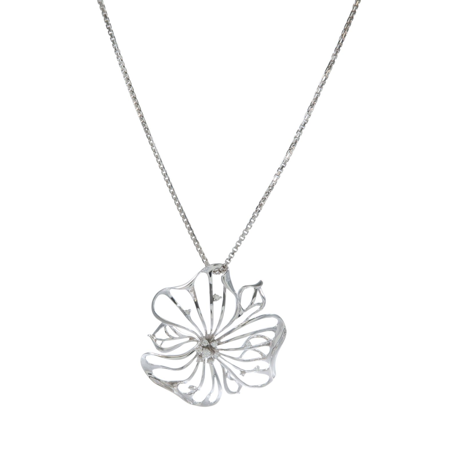 JEWELRY 18K白金Diamond Necklace鑽石項鍊