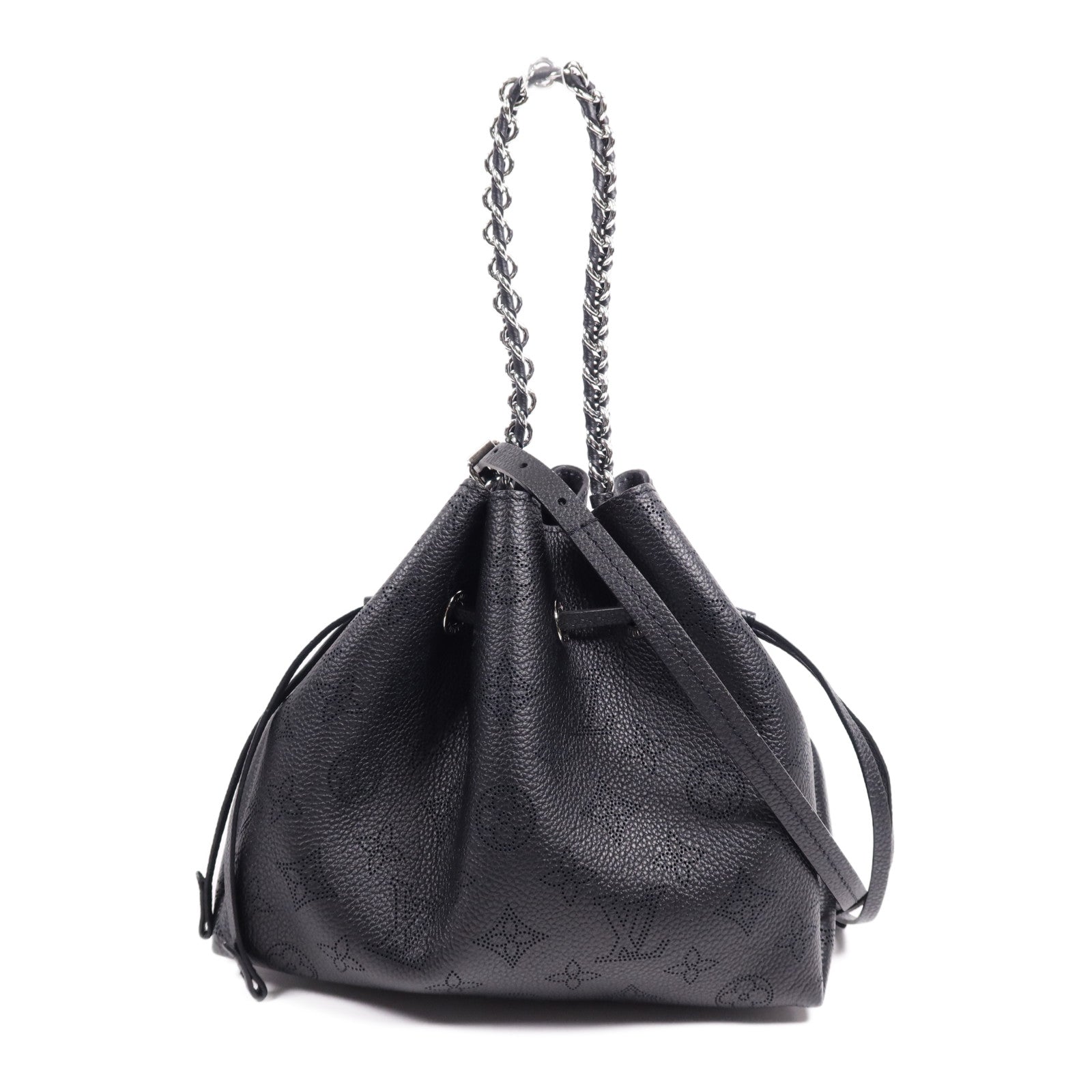LOUIS VUITTON Mahina Bella銀扣手挽肩背兩用袋