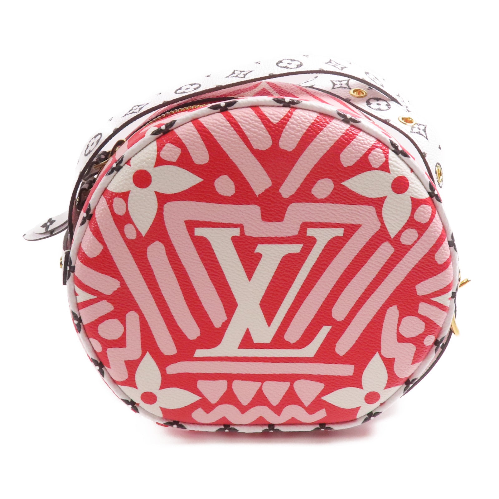 LOUIS VUITTON Monogram Giant Crafty Boite Chapoe Soupe金扣肩背袋