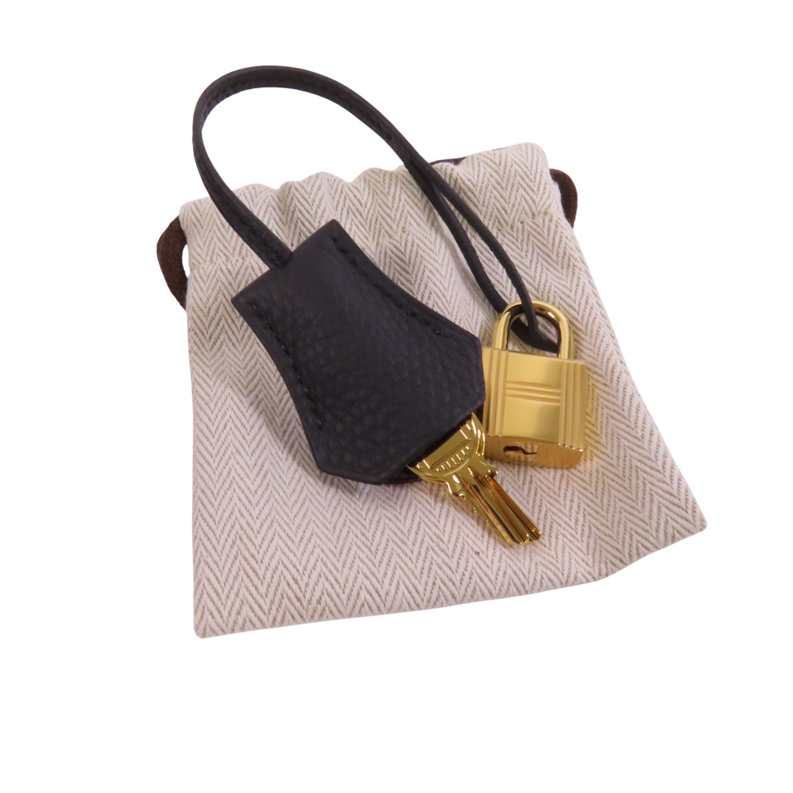 HERMES Togo皮革Birkin 25金扣手挽袋