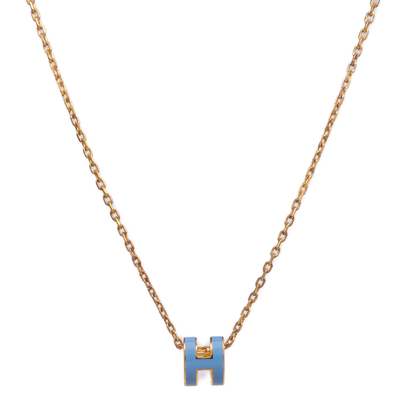 HERMES 金屬Mini Pop H項鍊