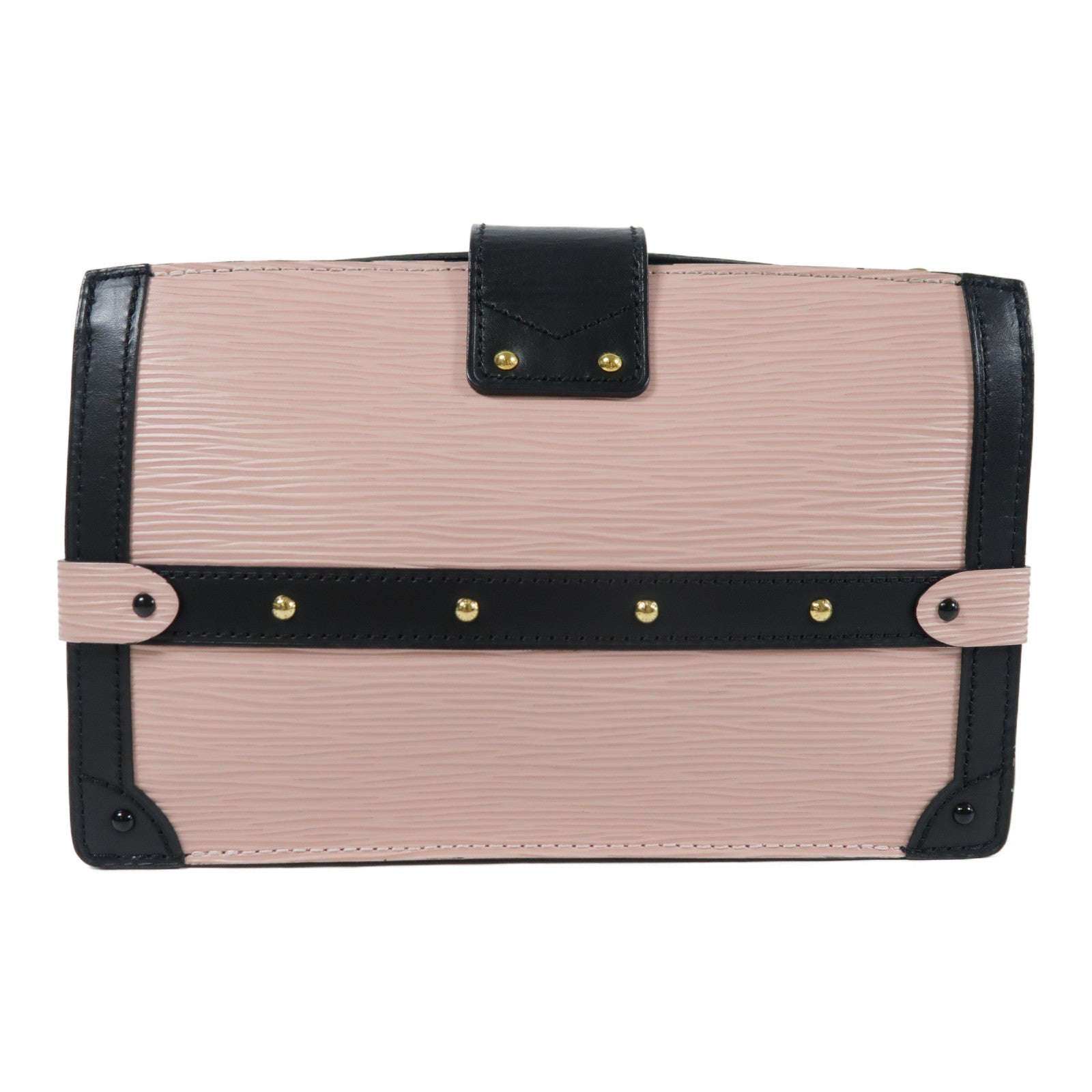 LOUIS VUITTON 【激減優惠】Epi Trunk Clutch金扣肩背袋